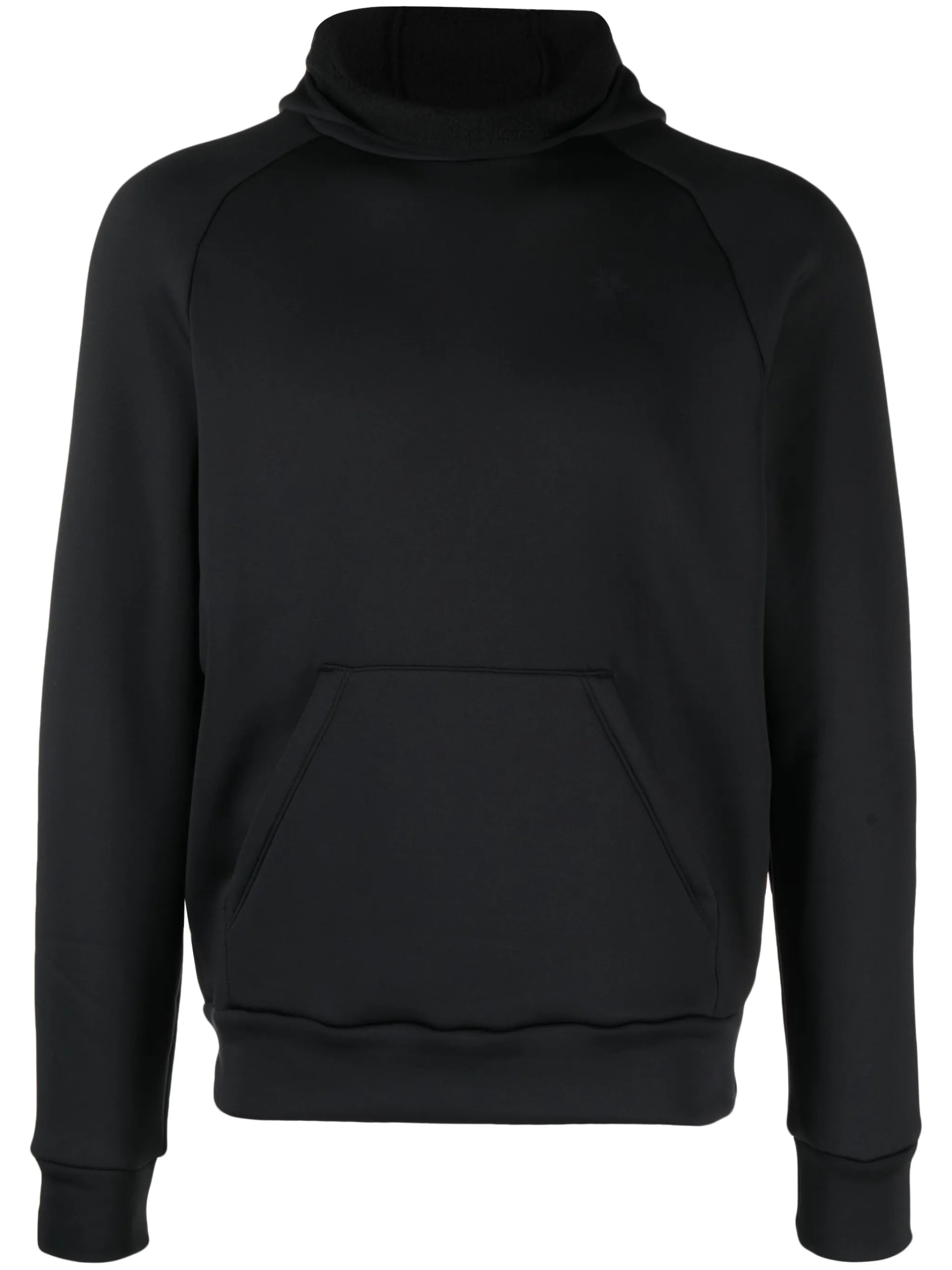 logo-embroidered long-sleeve hoodie
