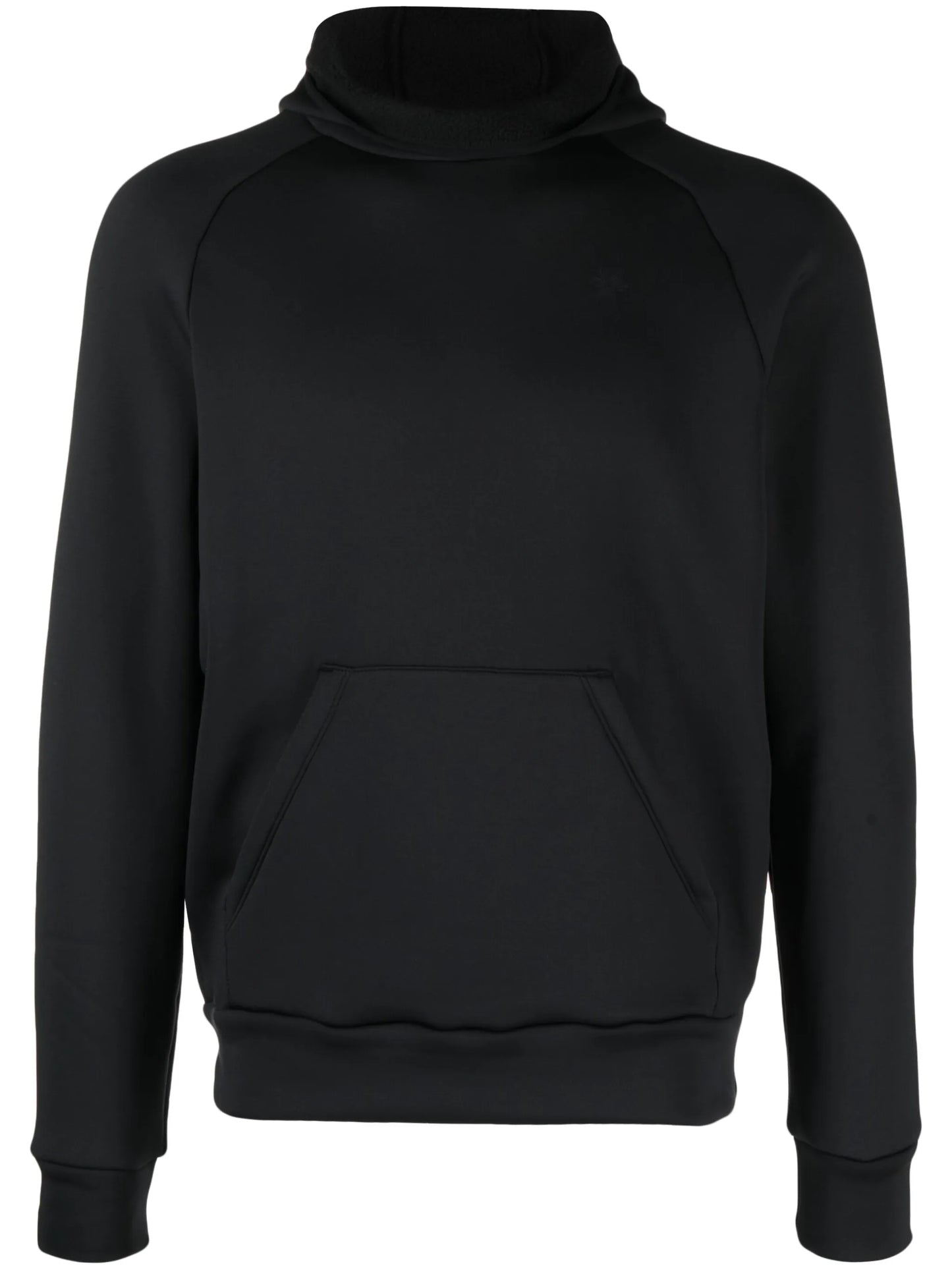 logo-embroidered long-sleeve hoodie