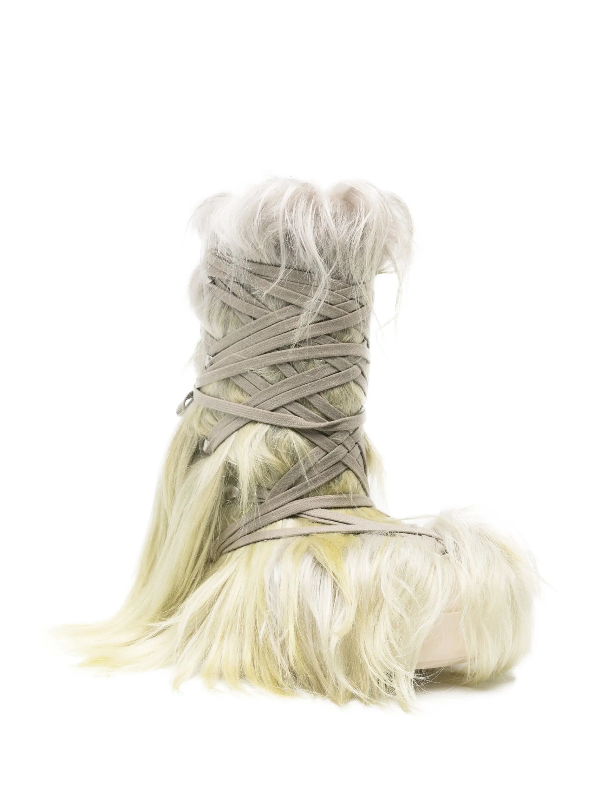 Bigrocks gradient fur boots