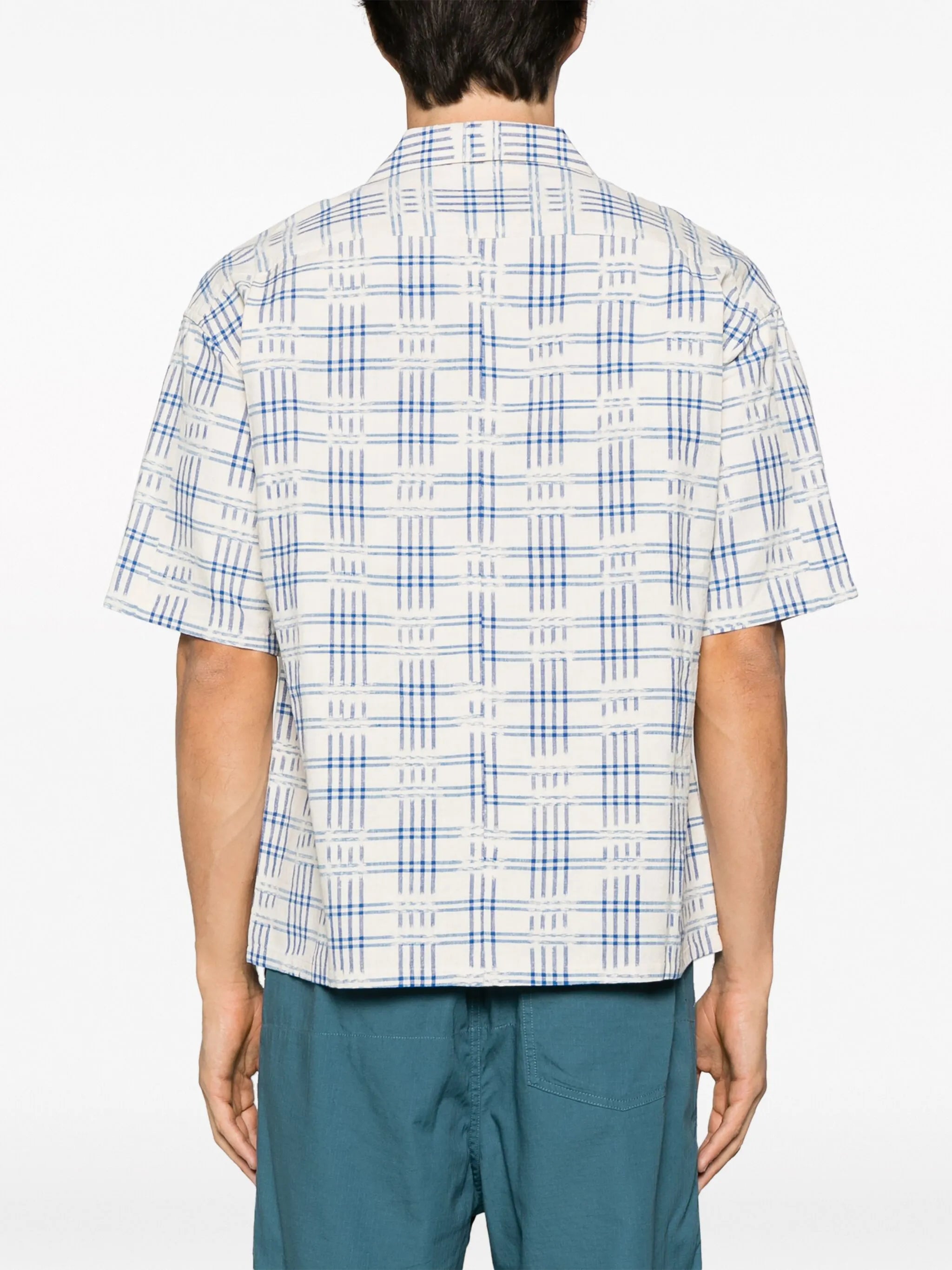 graphic-print short-sleeve shirt