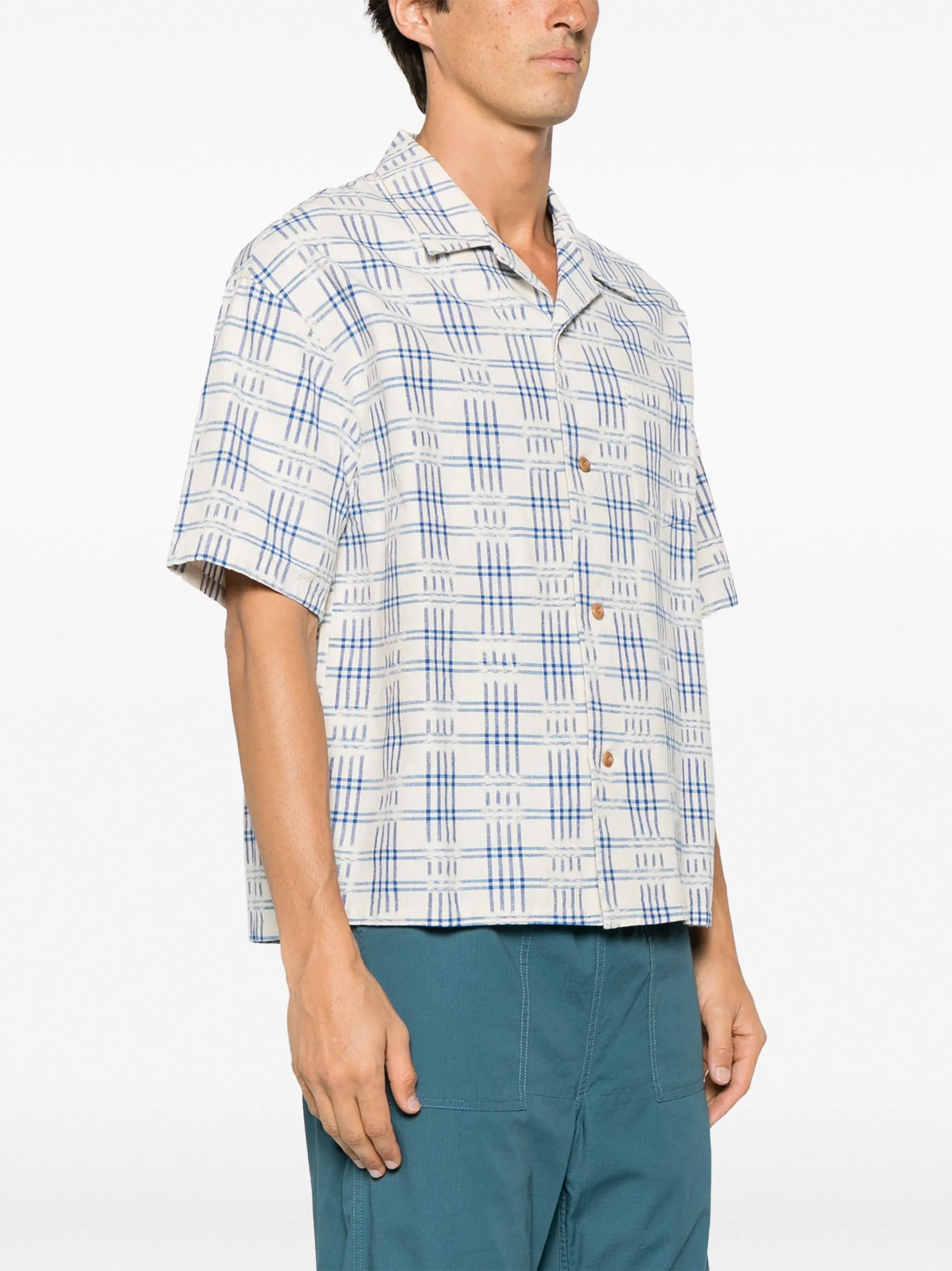 graphic-print short-sleeve shirt