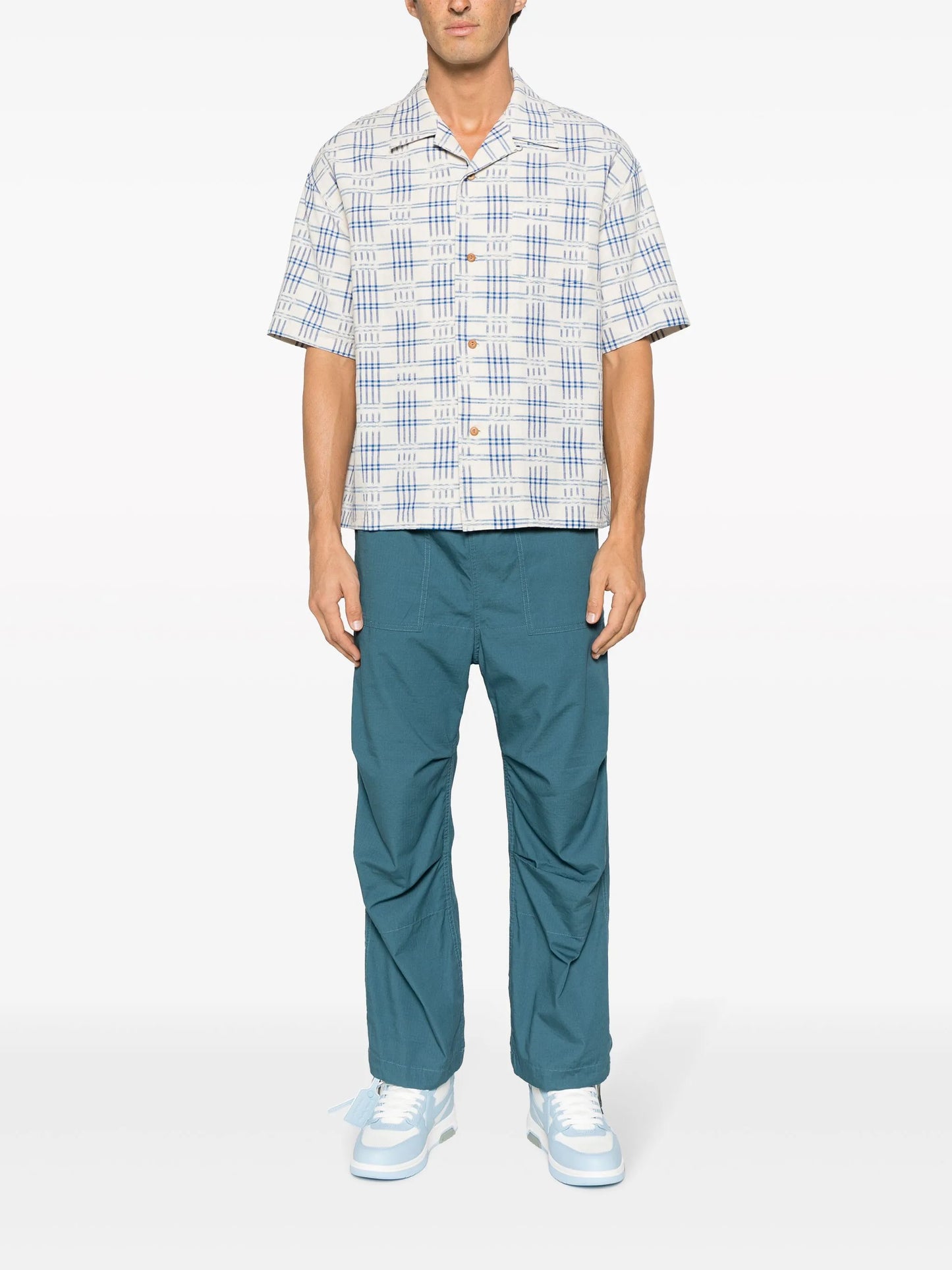 graphic-print short-sleeve shirt