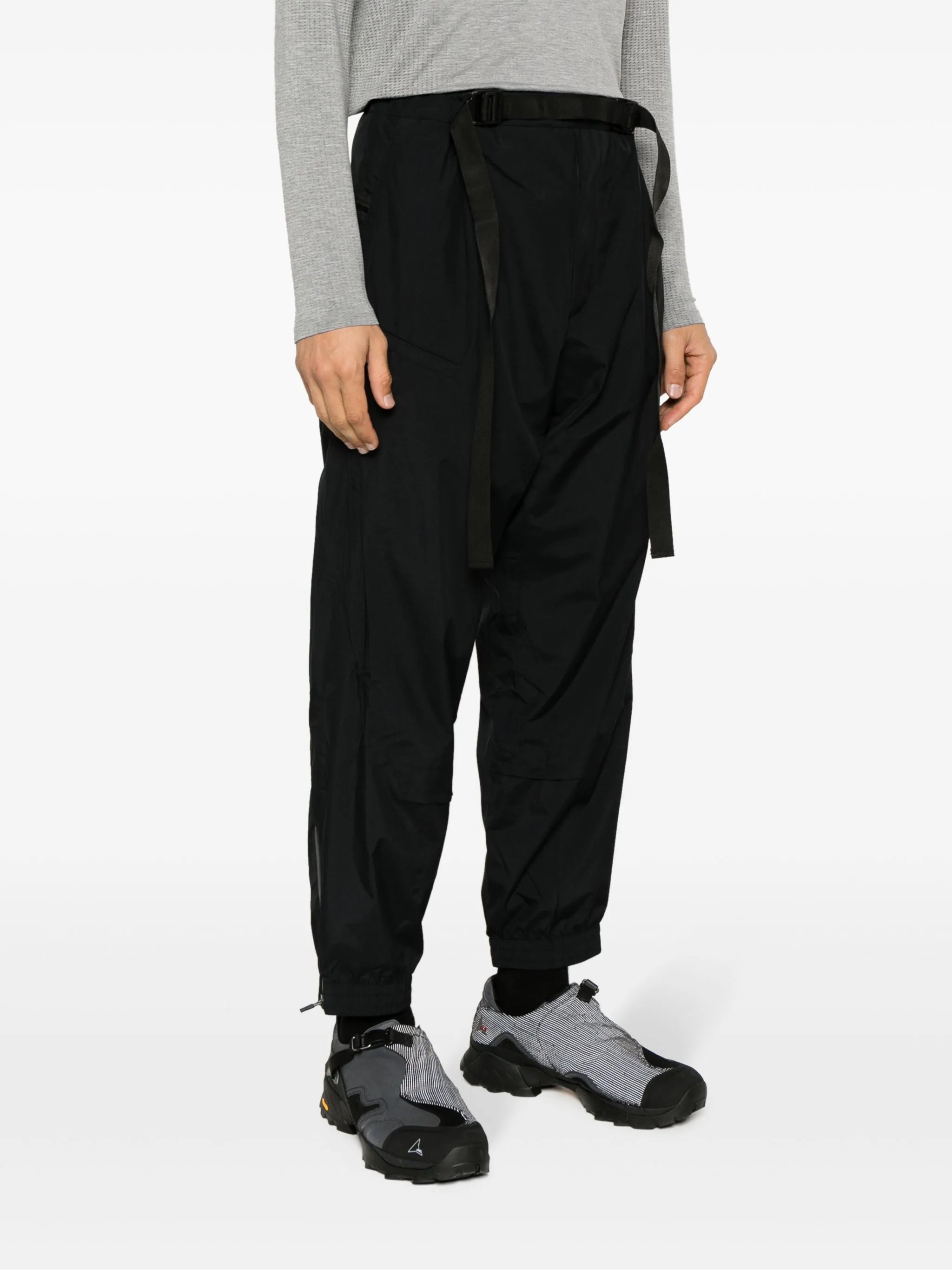 P53 Gore-Tex tapered drop-crotch trousers