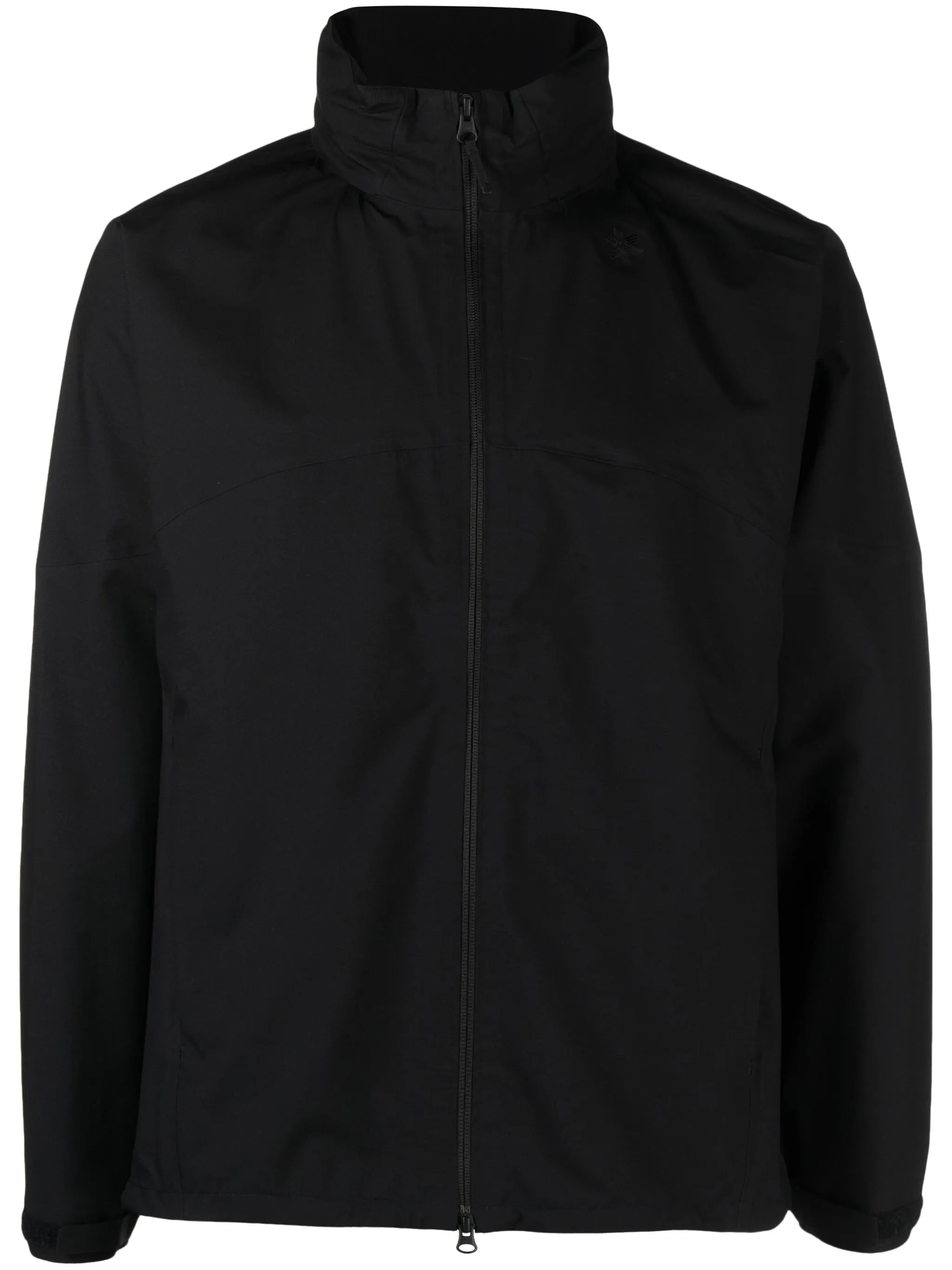 zip-up high-neck jacket