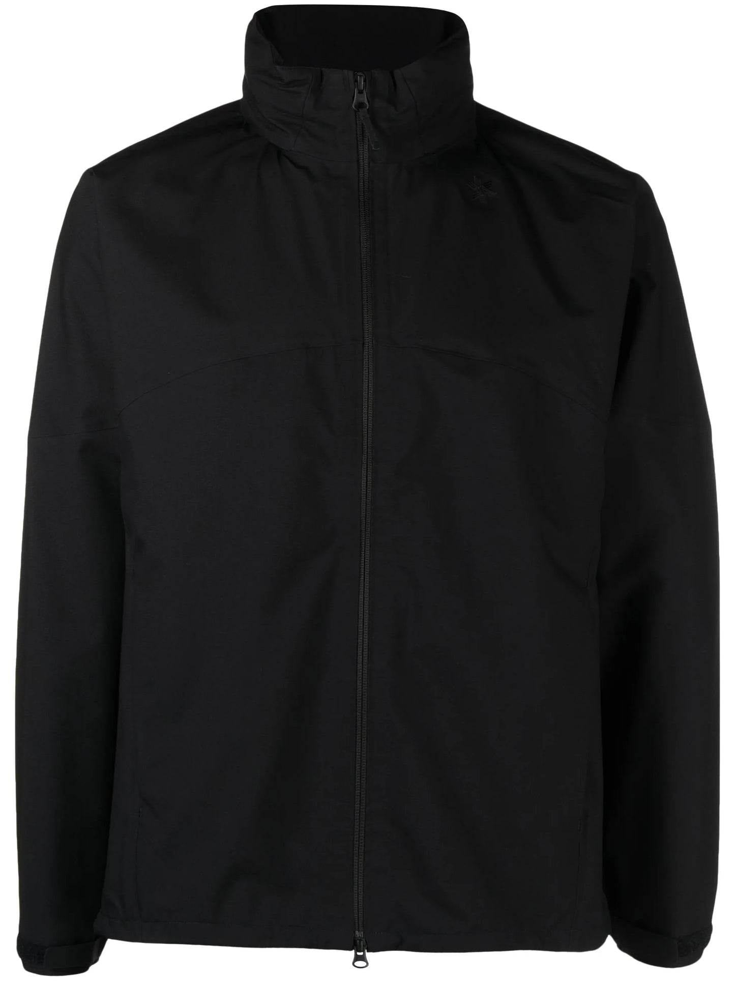 zip-up high-neck jacket