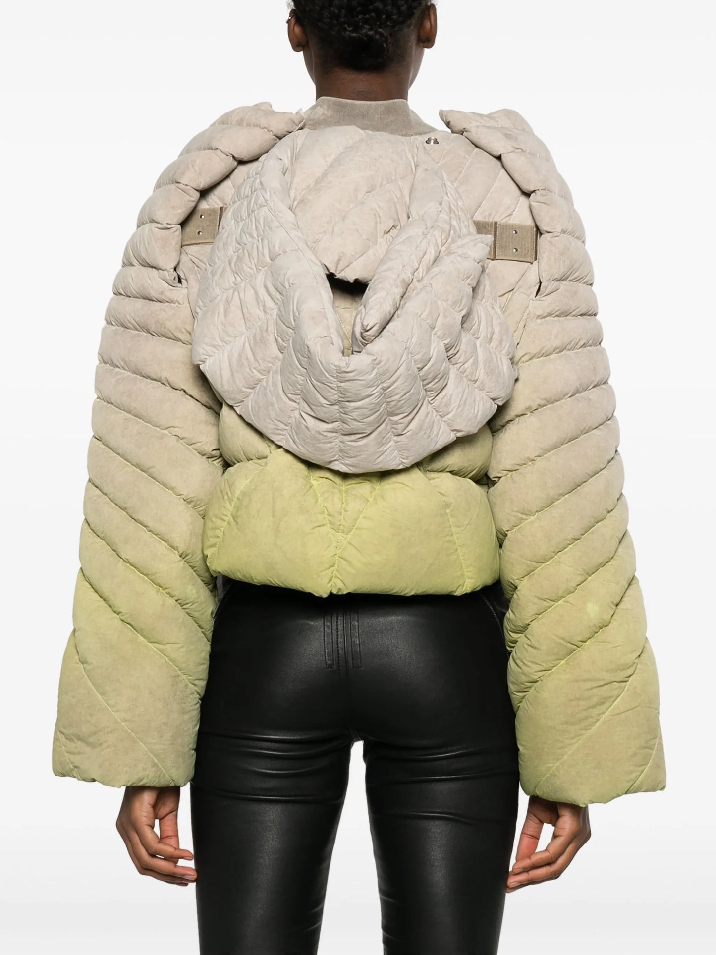 Radiance Convertible cropped puffer jacket