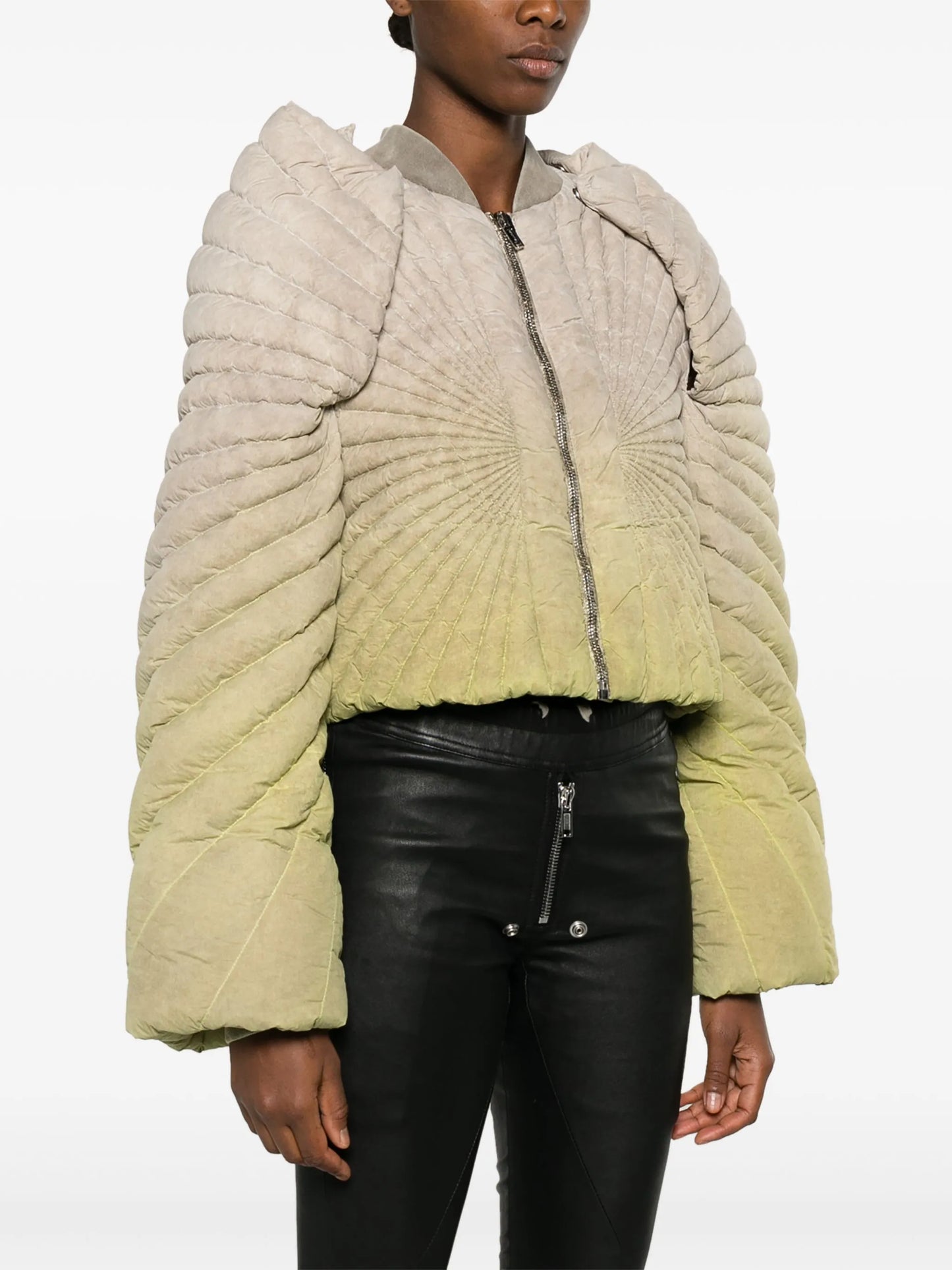 Radiance Convertible cropped puffer jacket