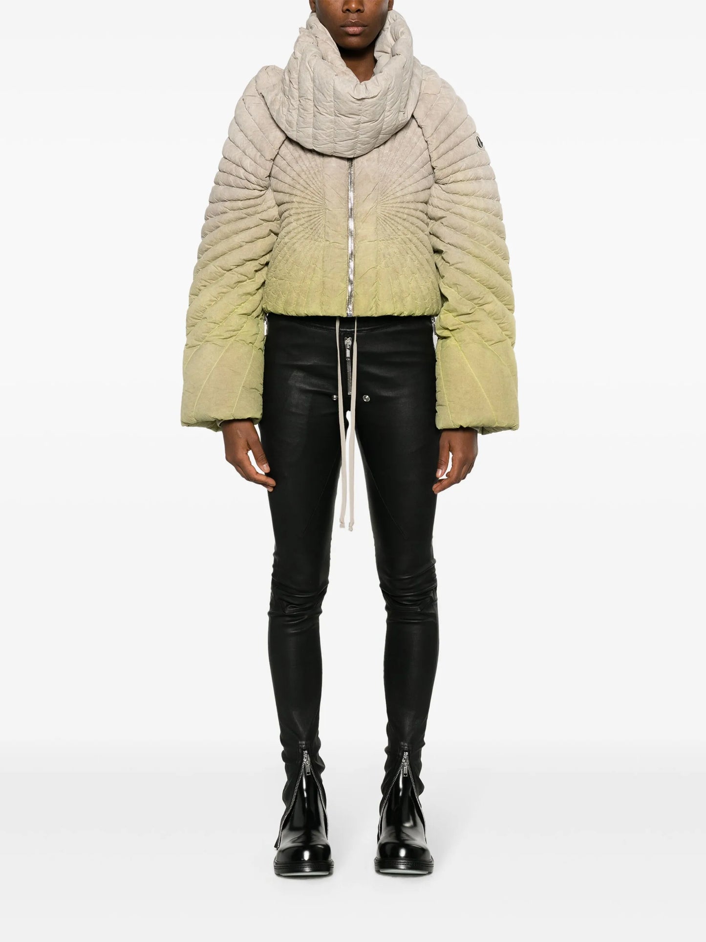 Radiance Convertible cropped puffer jacket