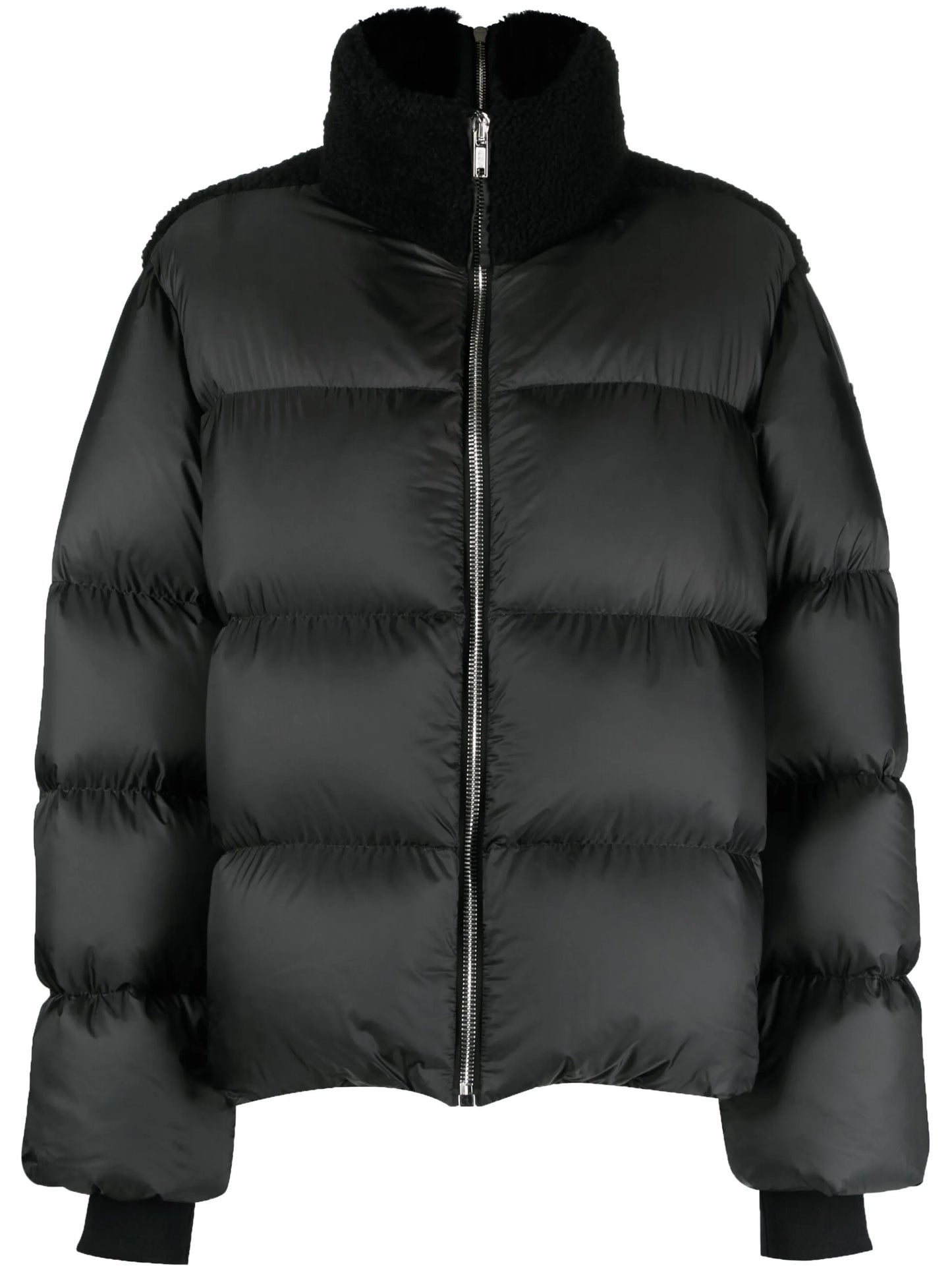 Cyclopic shearling padded coat