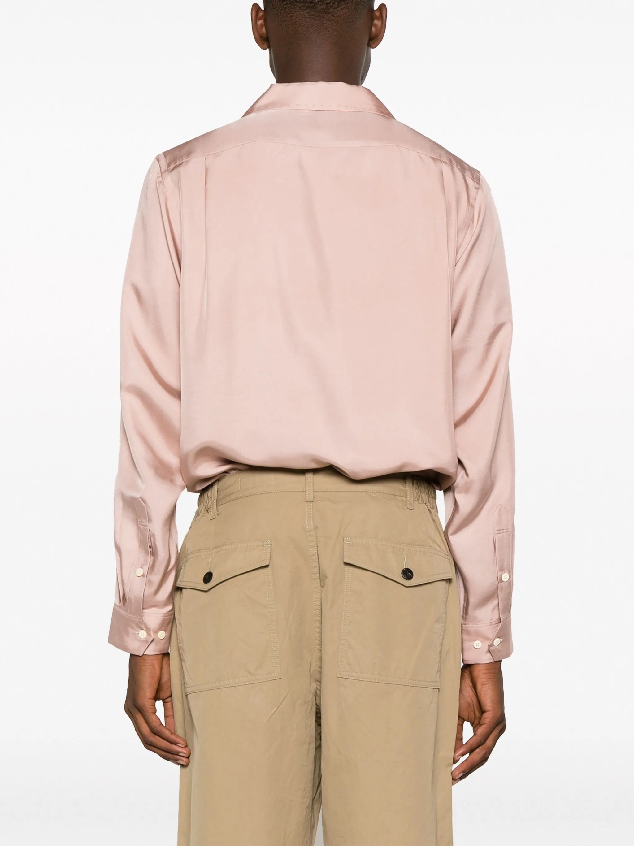 Carrol wide-leg chino trousers