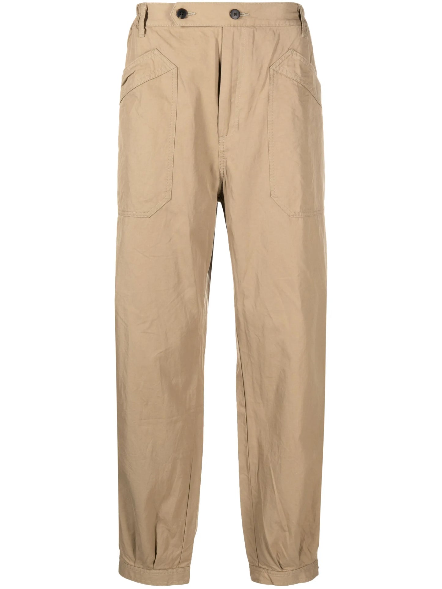 Carrol wide-leg chino trousers