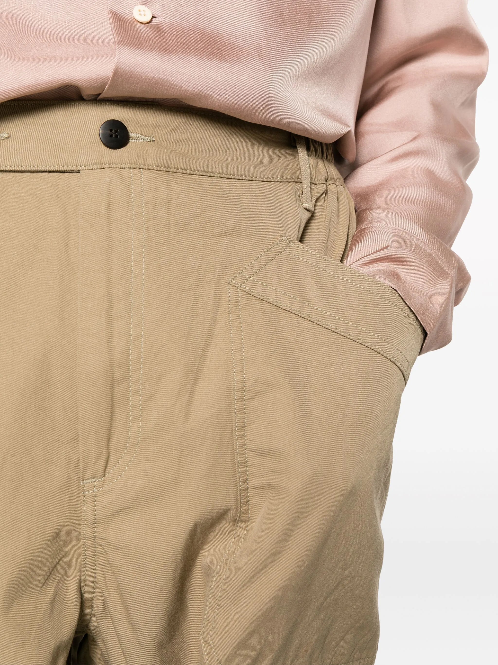 Carrol wide-leg chino trousers