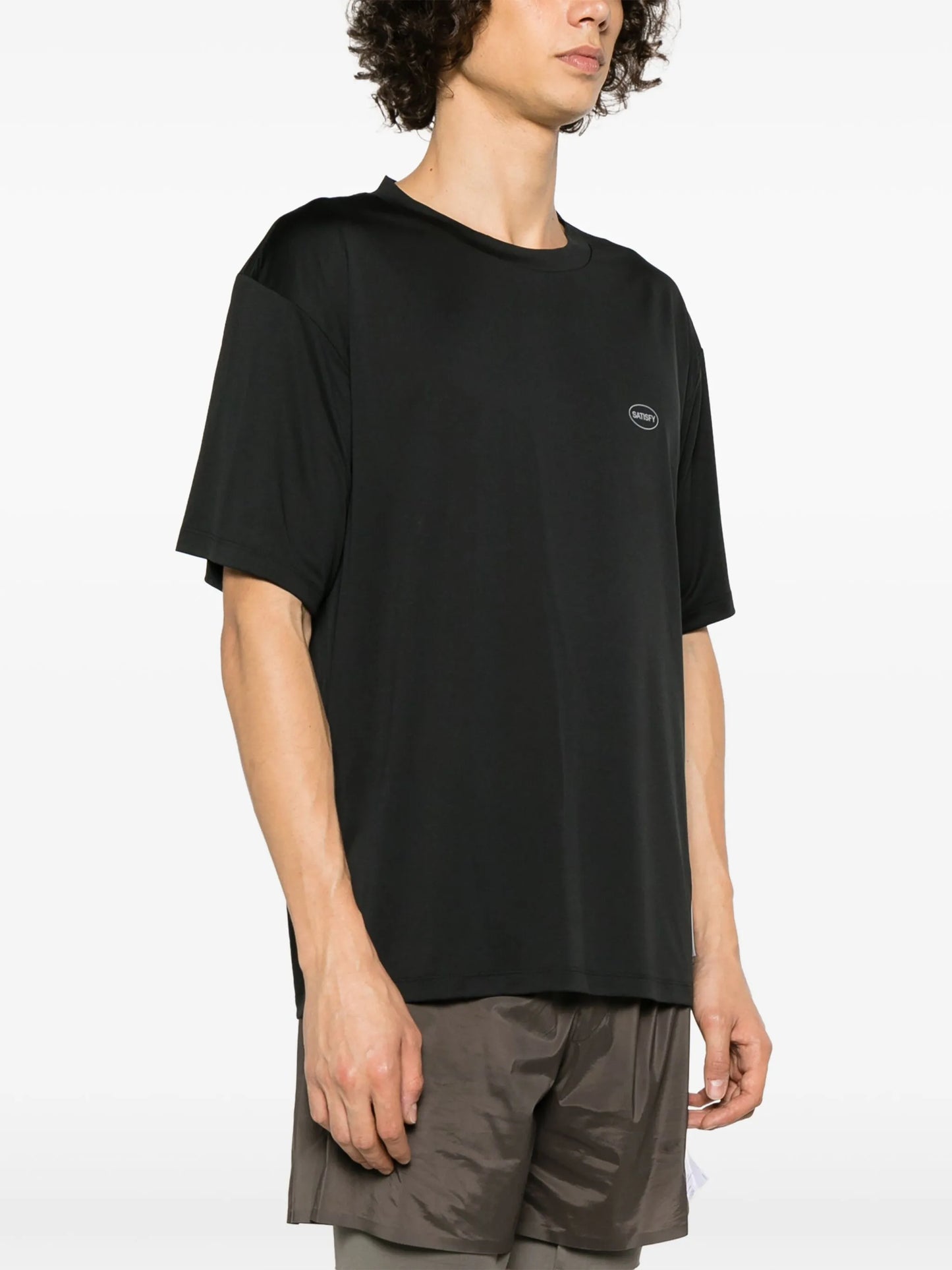 logo-print round-neck T-shirt