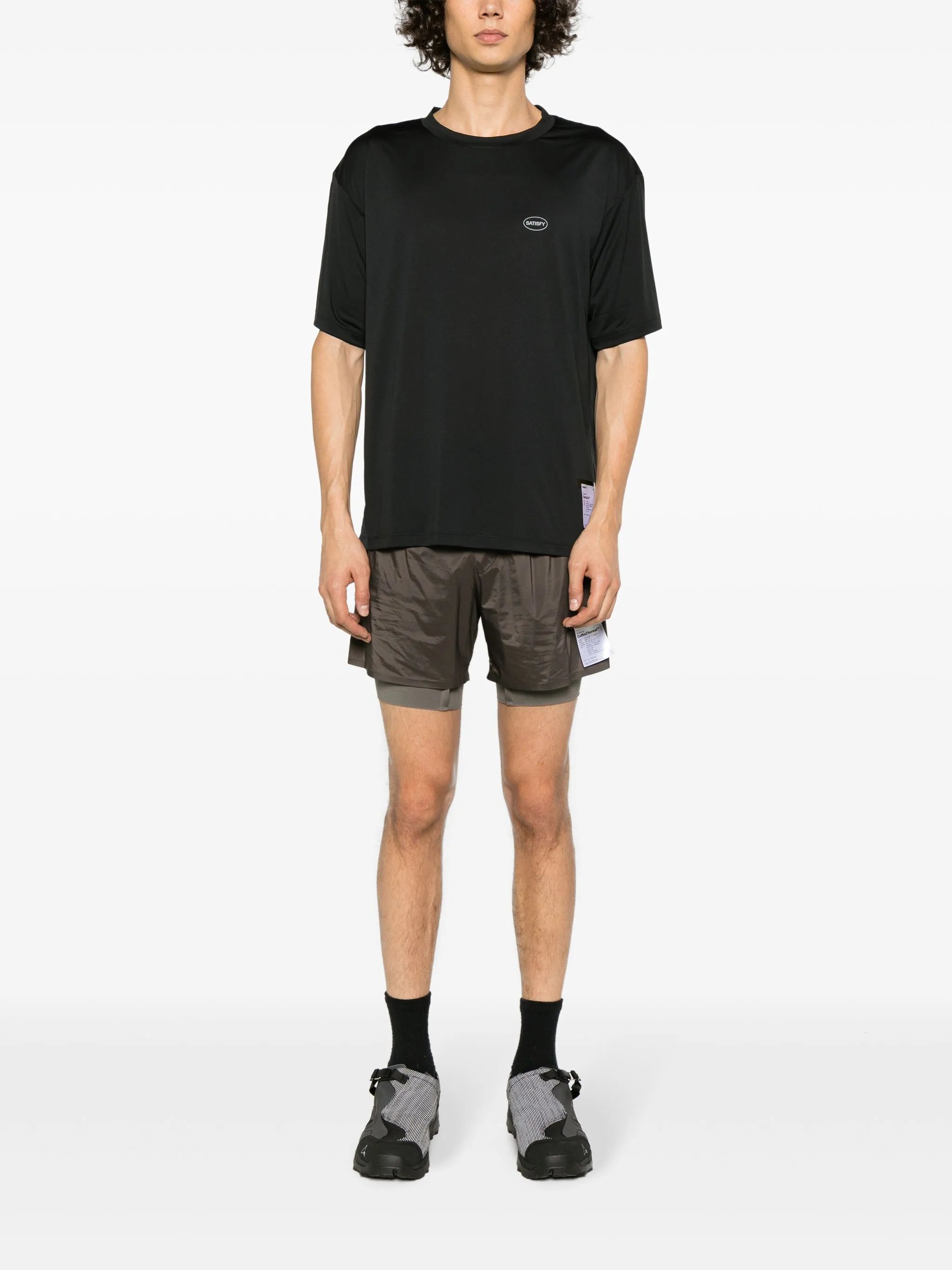 logo-print round-neck T-shirt