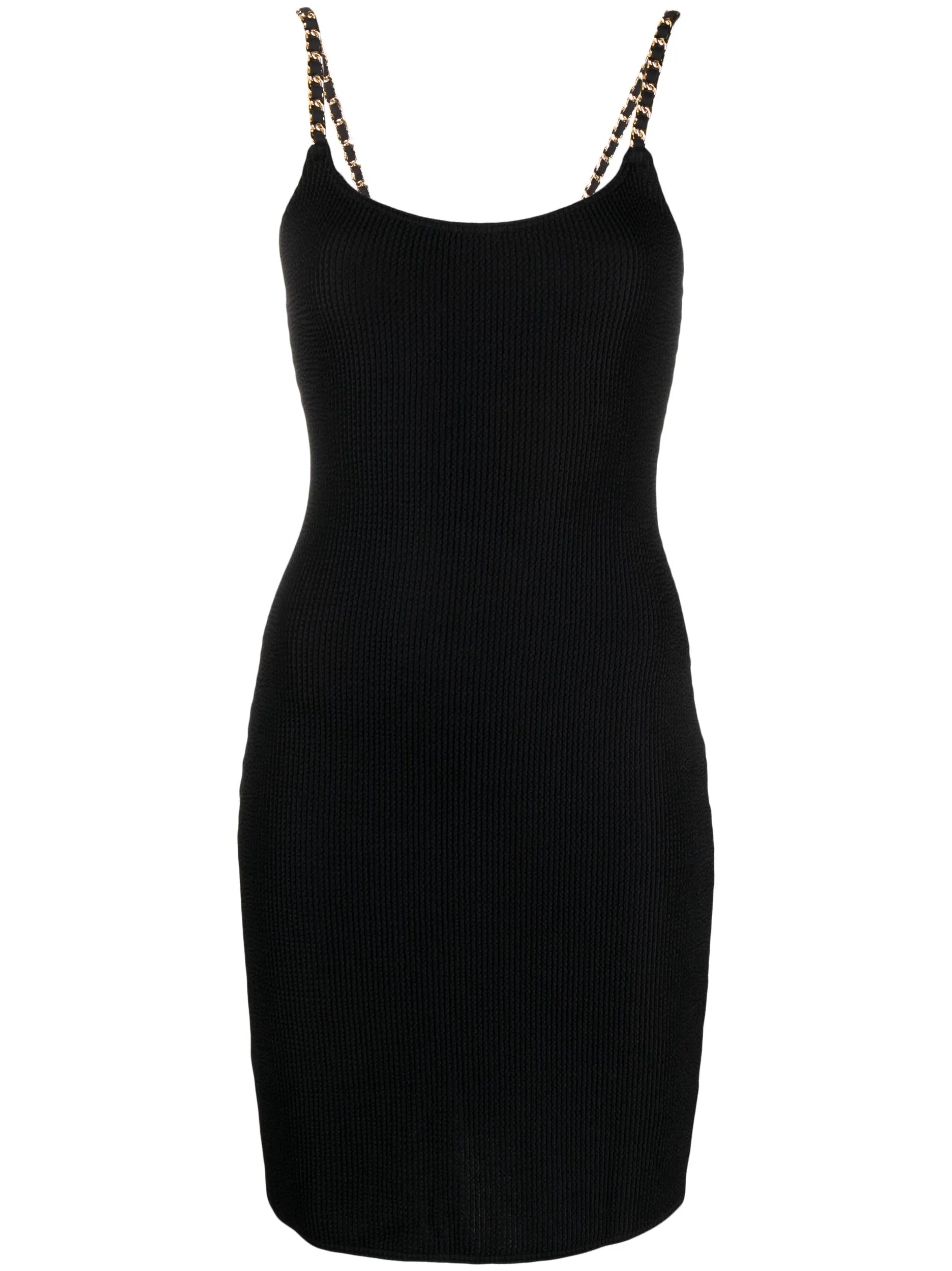 Tiaa chain-detail fitted mini dress