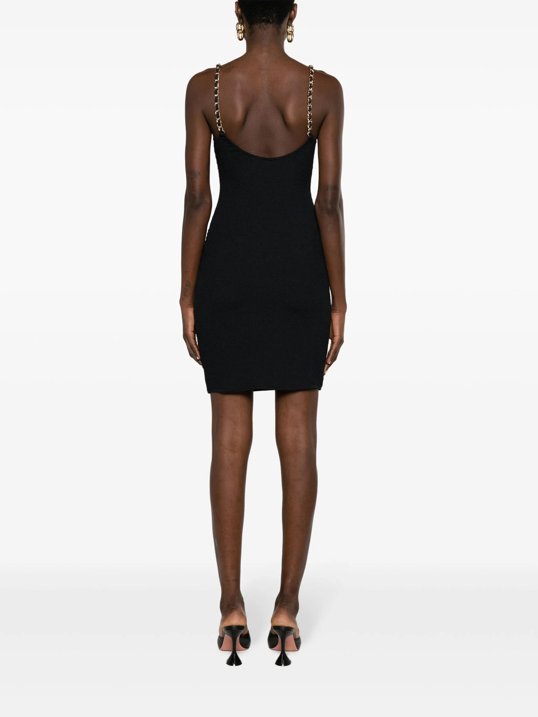 Tiaa chain-detail fitted mini dress