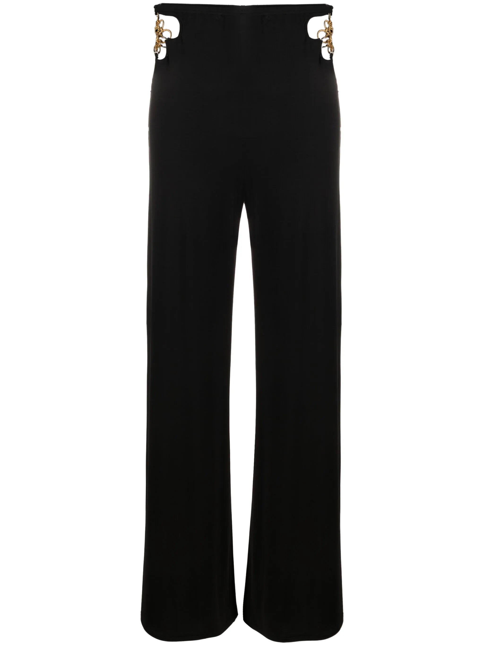 Anastacia chain-detail flared trousers