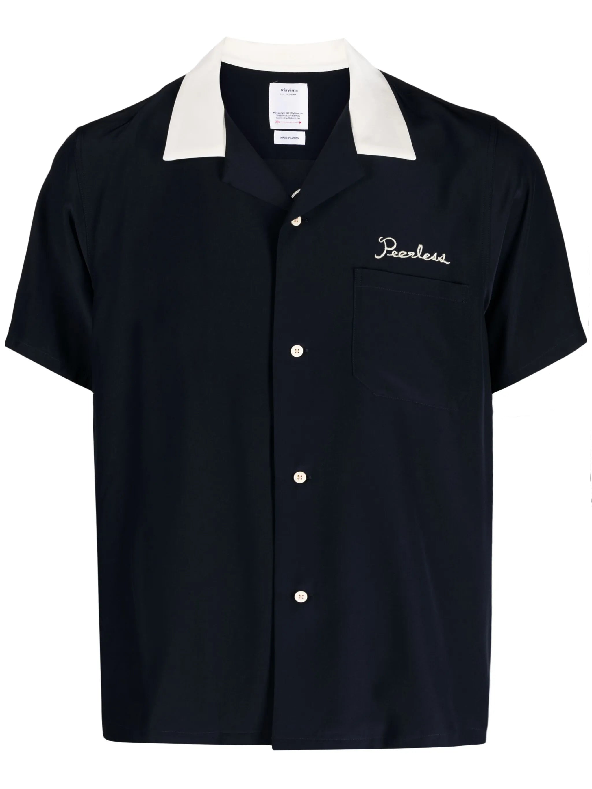 Hacking short-sleeved shirt