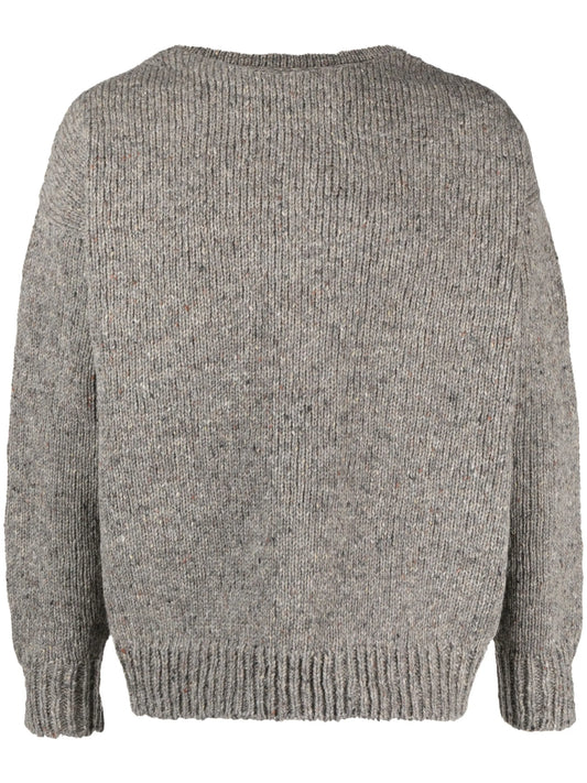 Amplus boat-neck jumper
