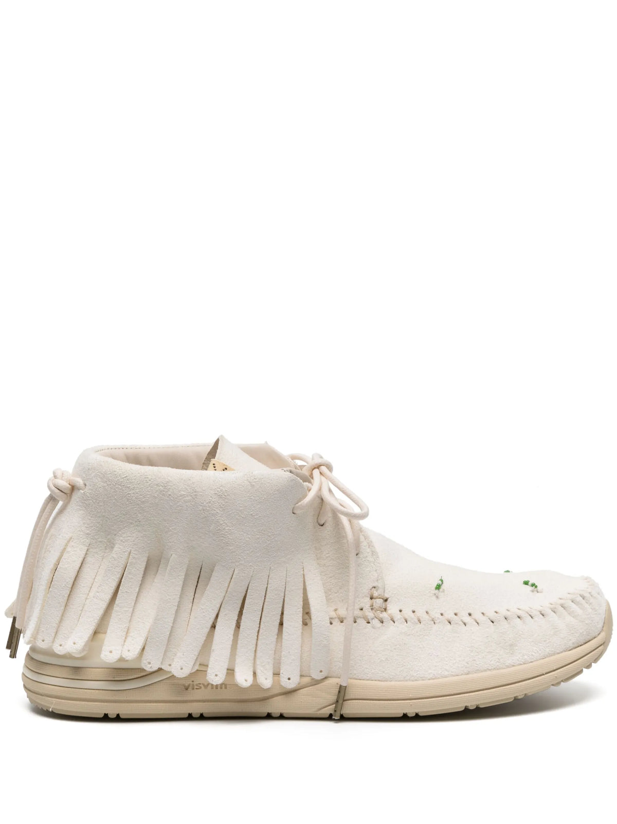 Shaman-Folk fringed ankle boots