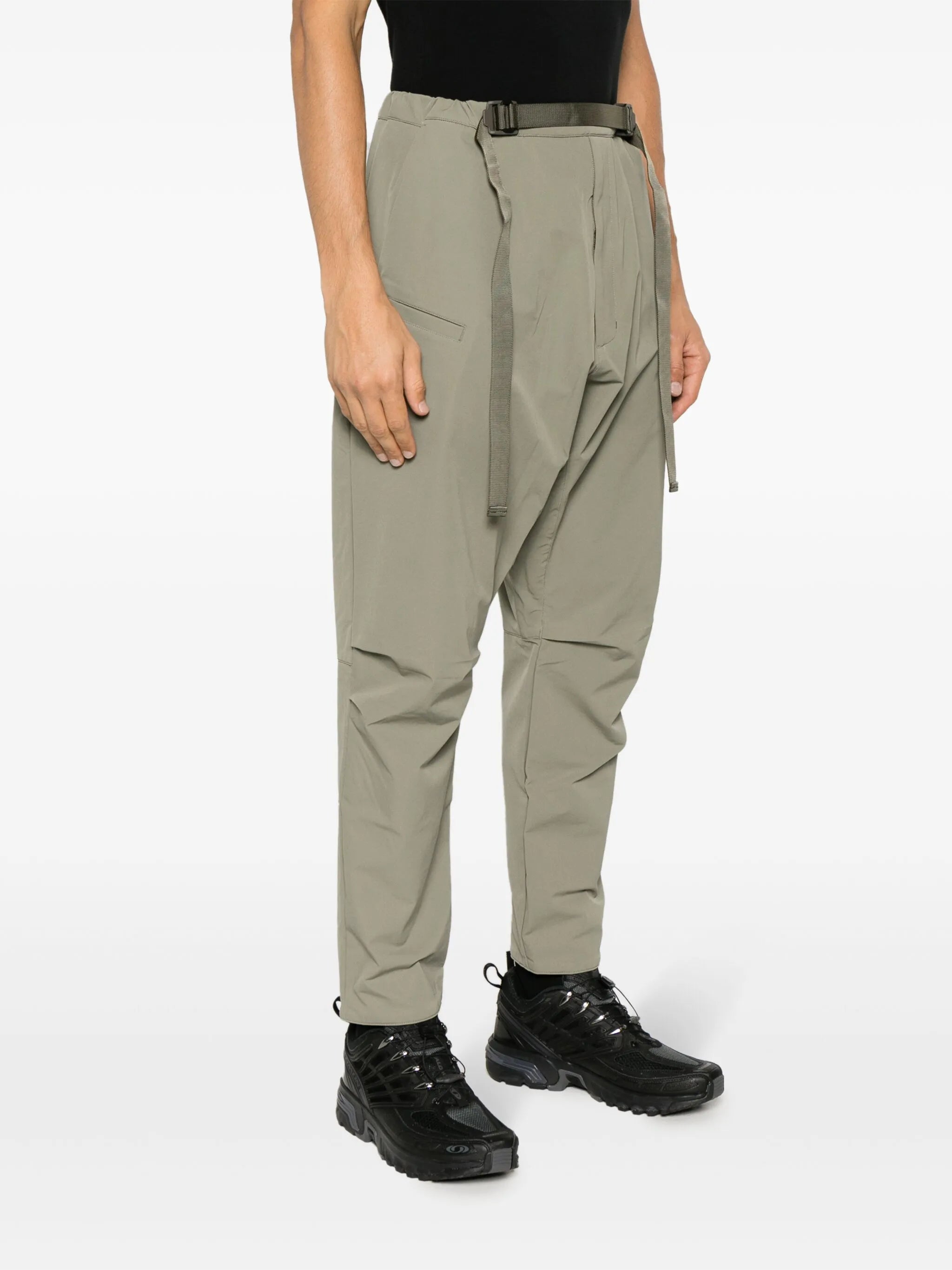 Schoeller® Dryskin™ tapered drop-crotch trousers