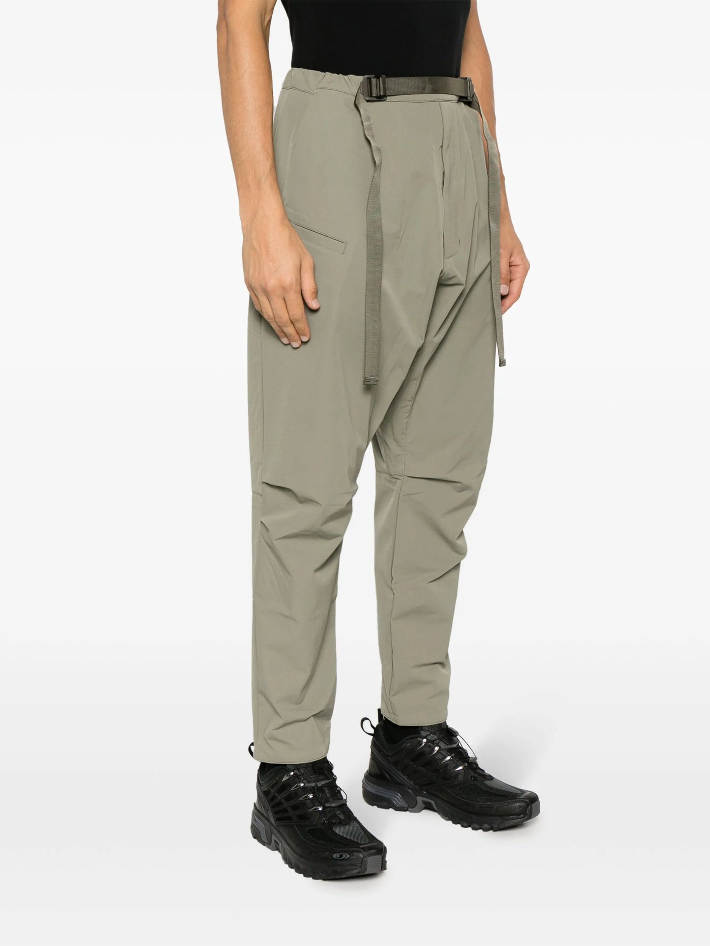 Schoeller® Dryskin™ tapered drop-crotch trousers
