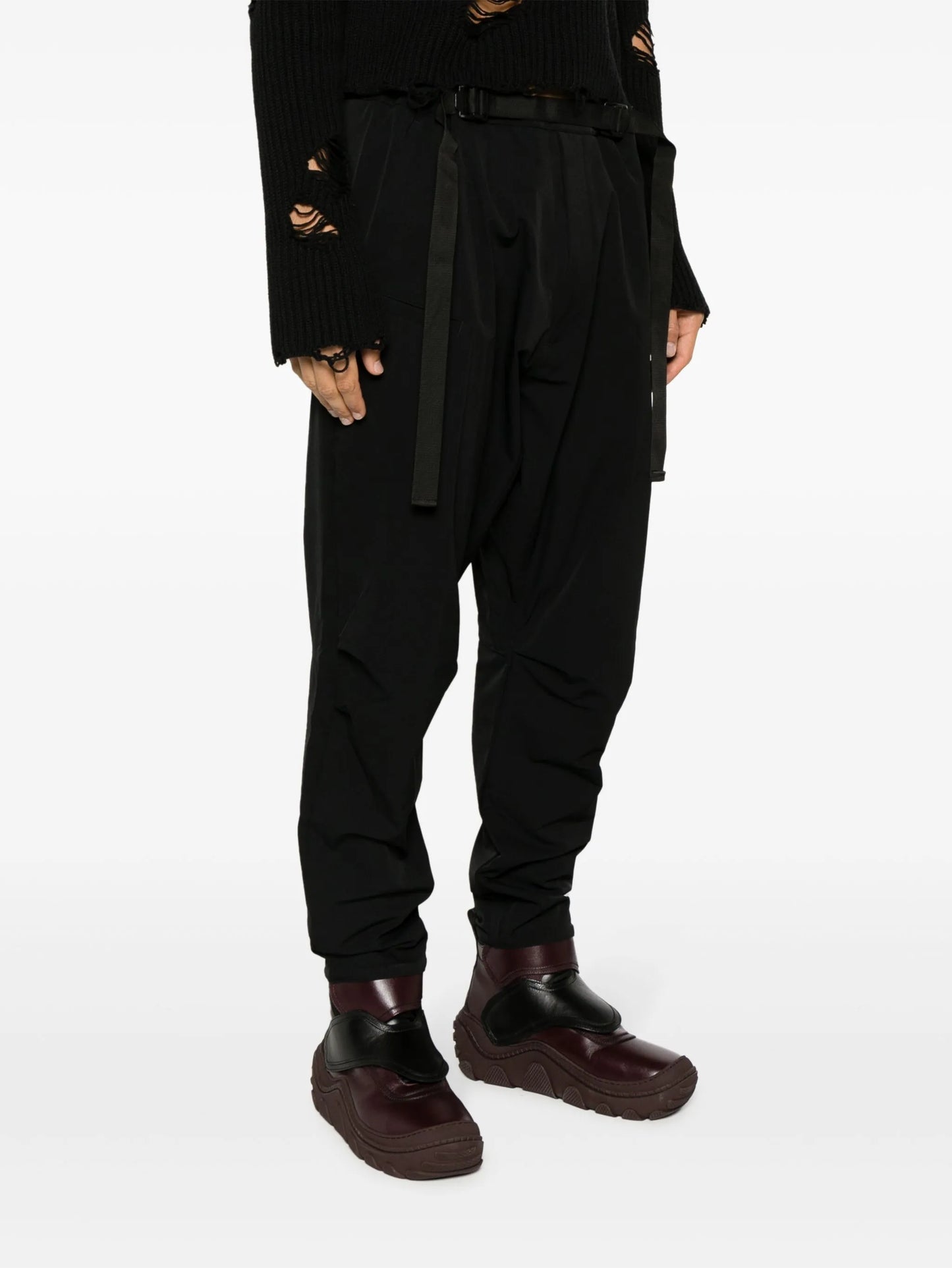 P15 Dryskin drop-crotch trousers