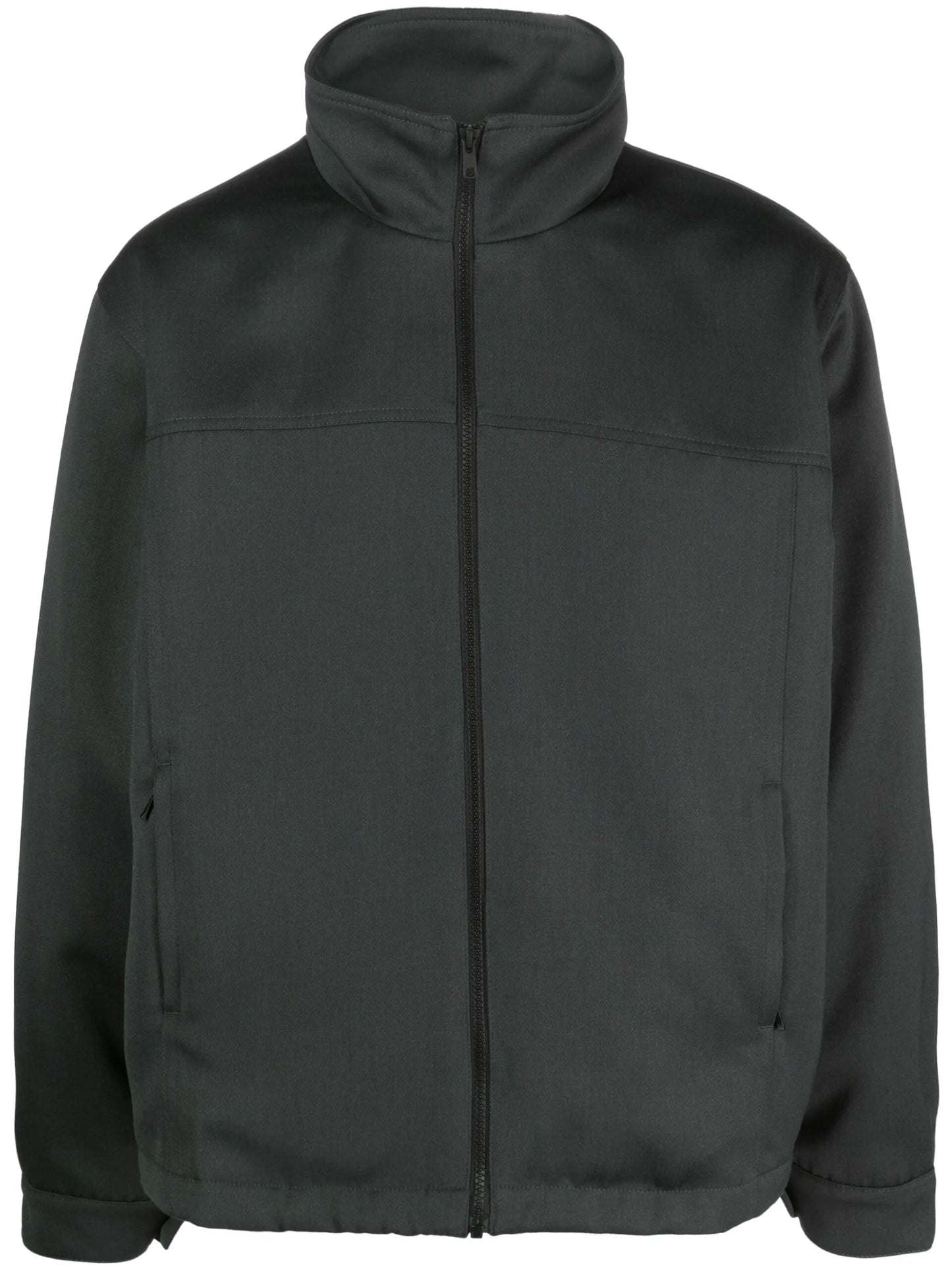 stand-up collar wool jacket