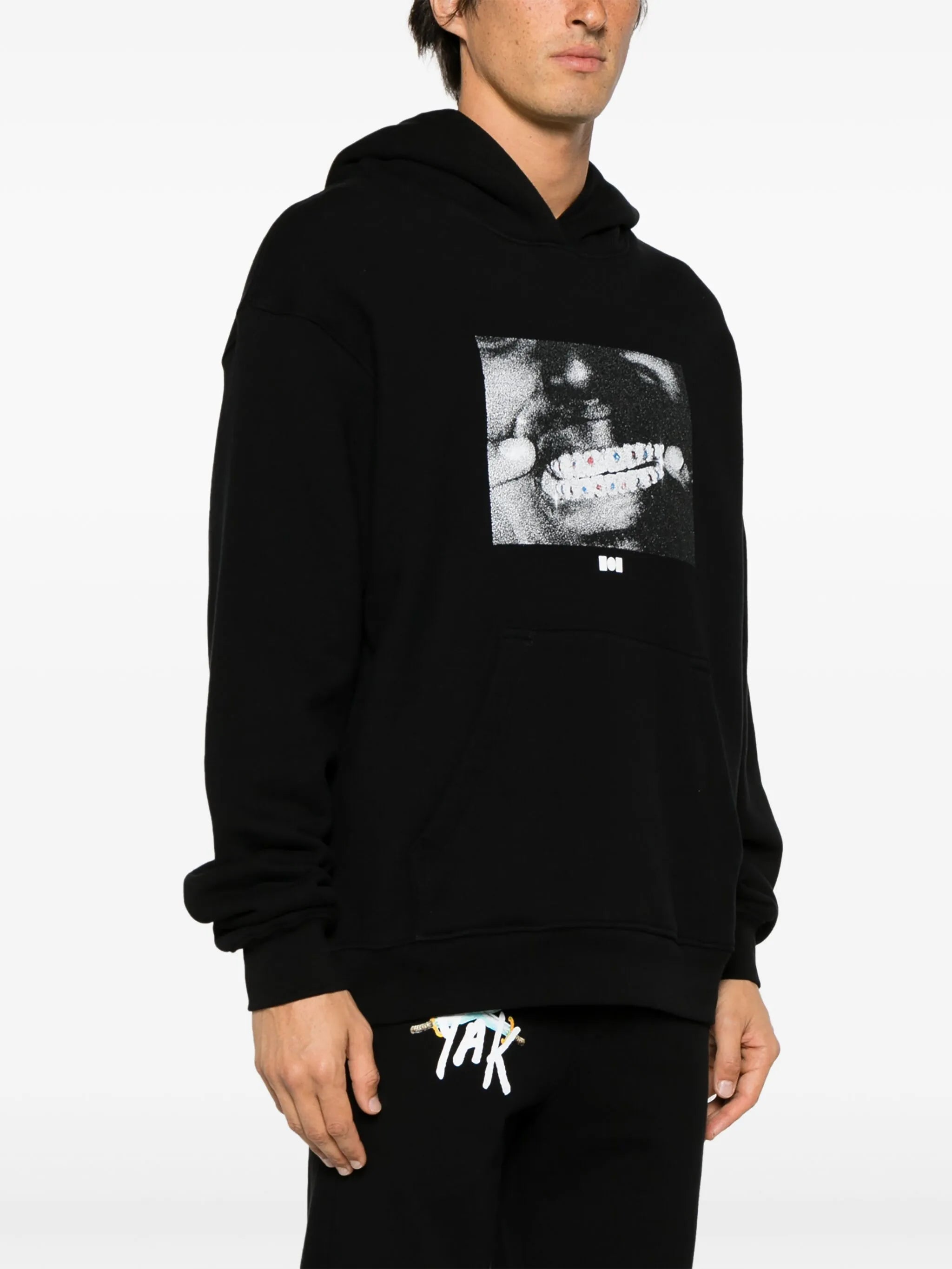 x Kodak Black Grillz photograph-print cotton hoodie