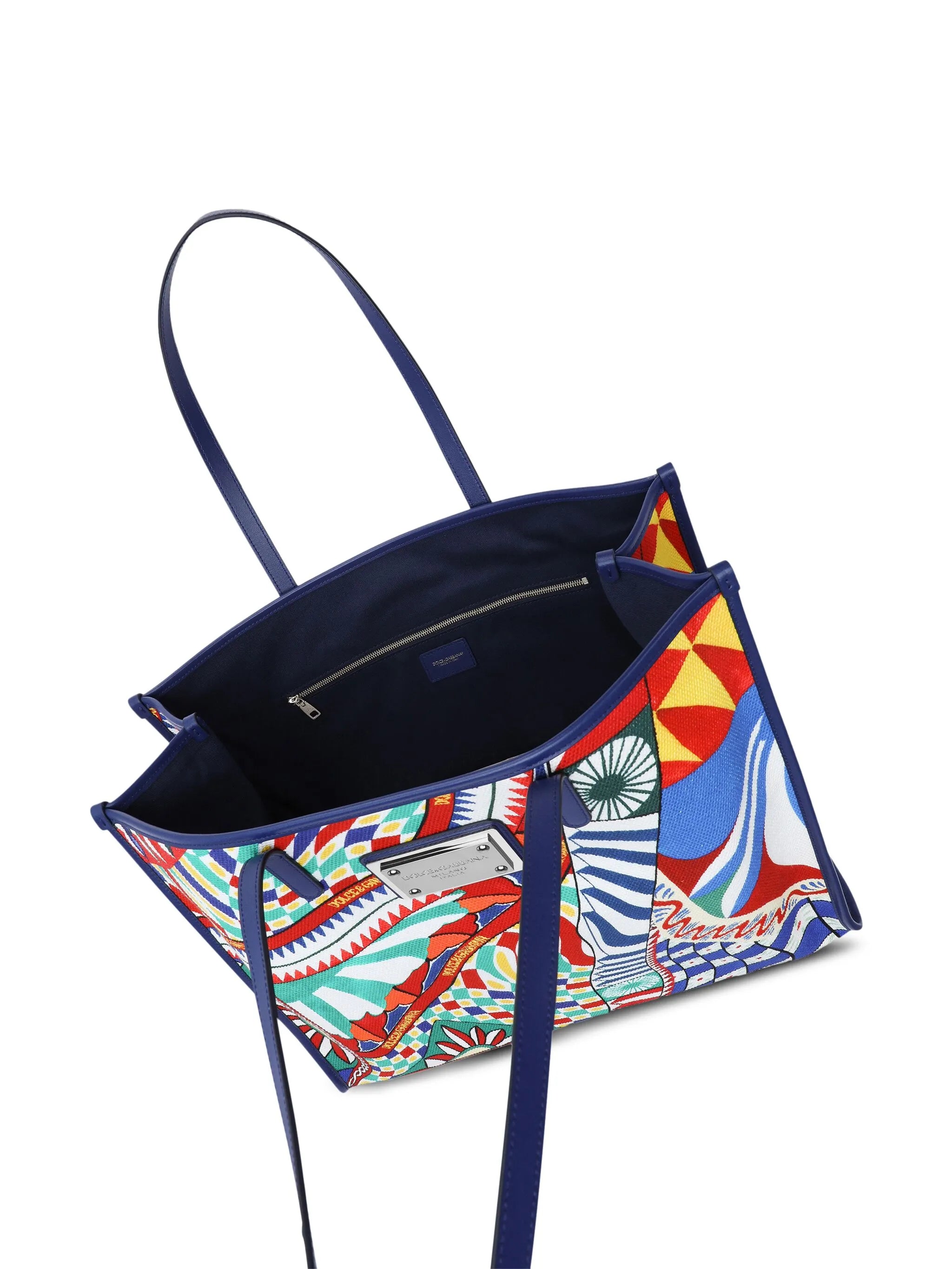 Large Shopping printed tote bag