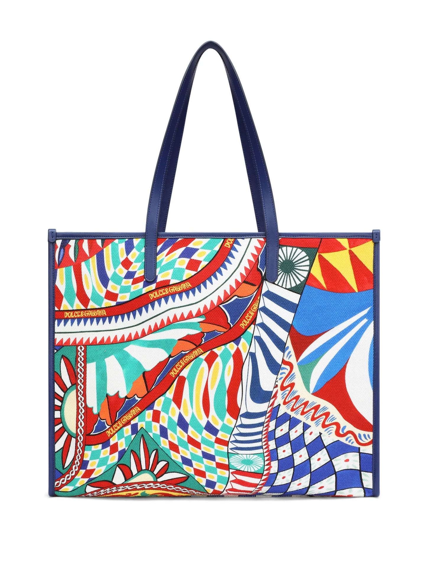 Large Shopping printed tote bag
