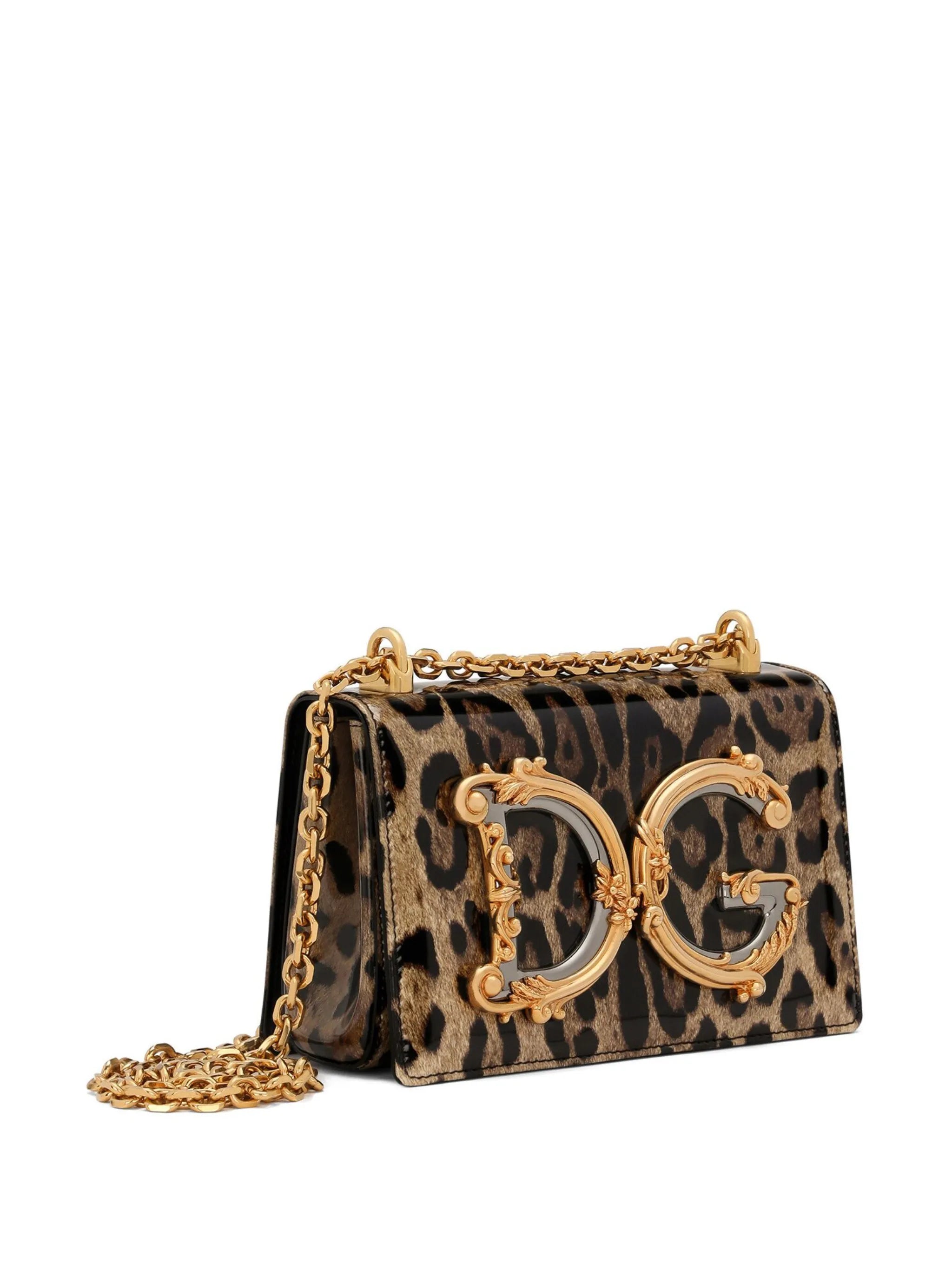 DG Girls leopard-print crossbody bag