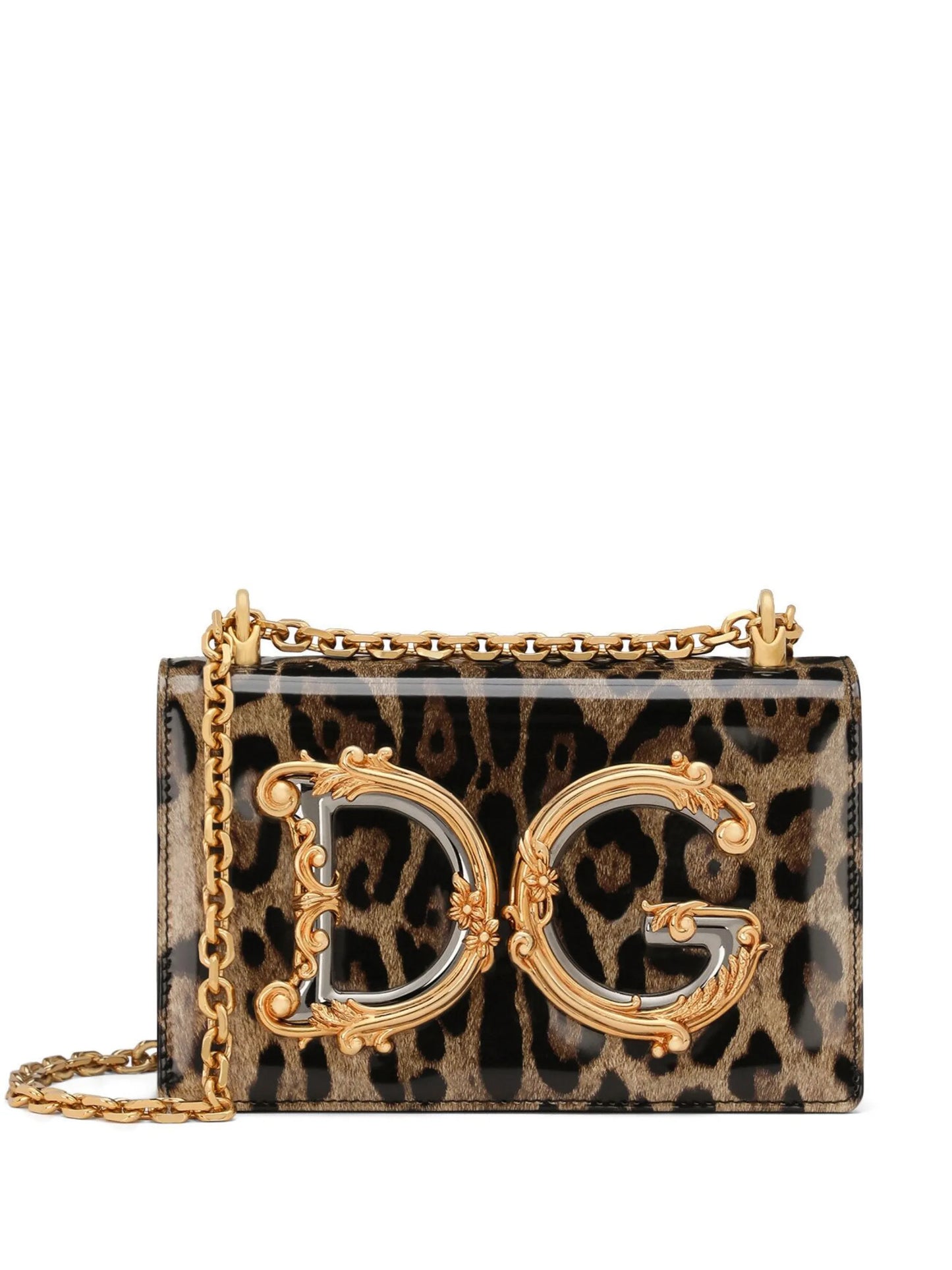 DG Girls leopard-print crossbody bag