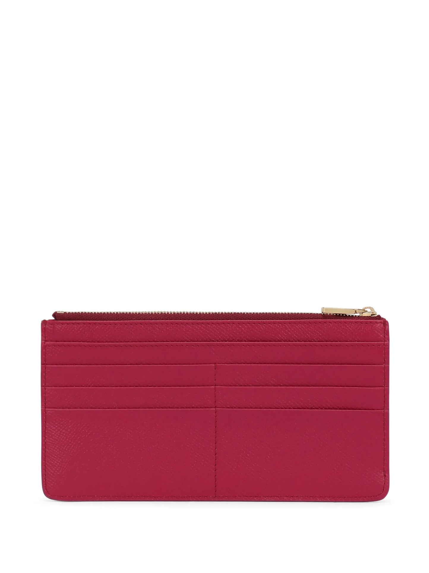 logo-plaque leather wallet