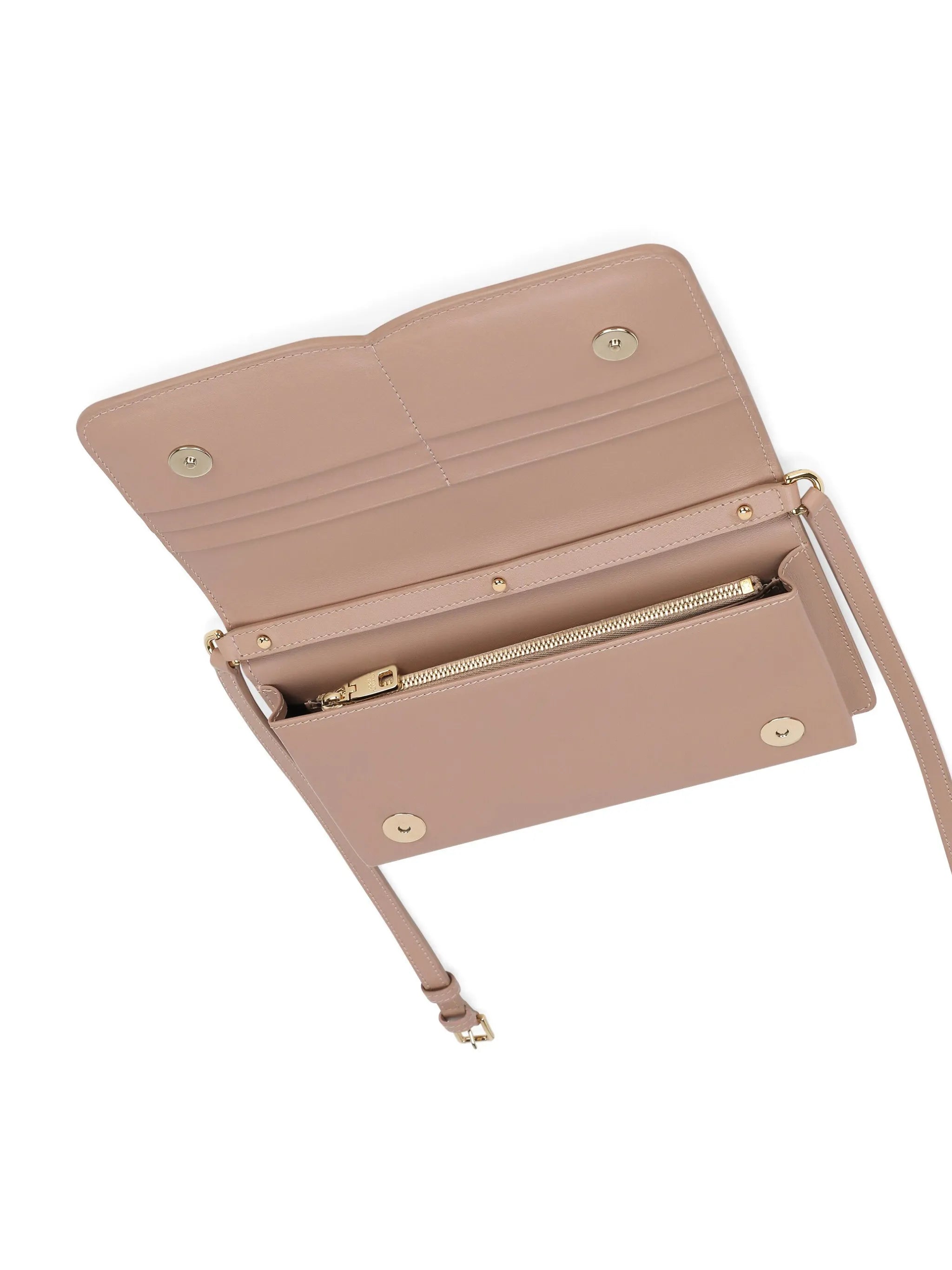 DG-logo leather phone bag