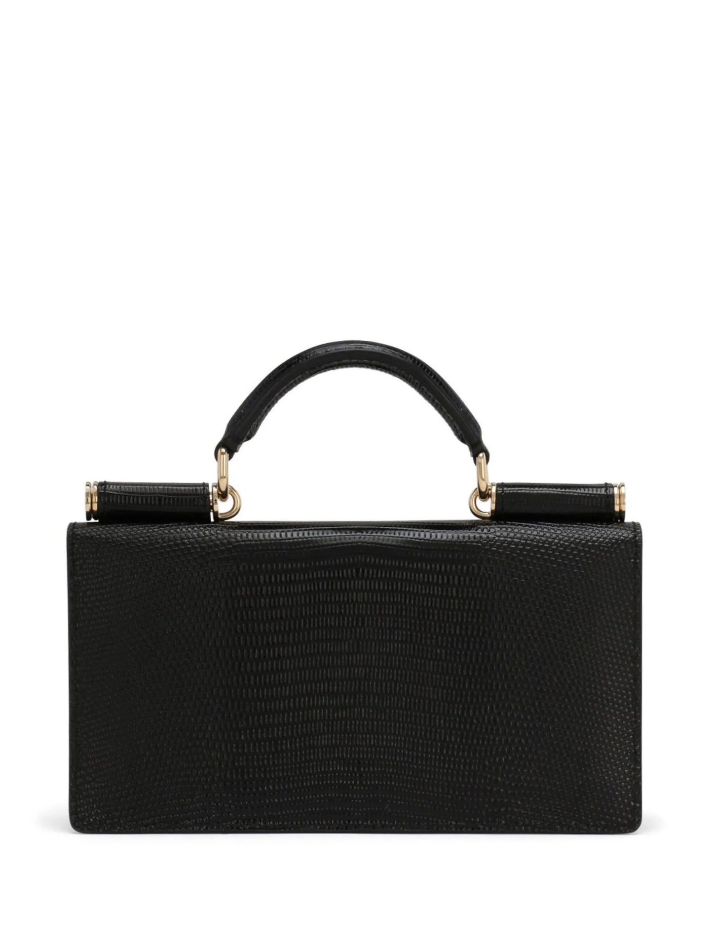 mini Sicily iguana-print leather bag