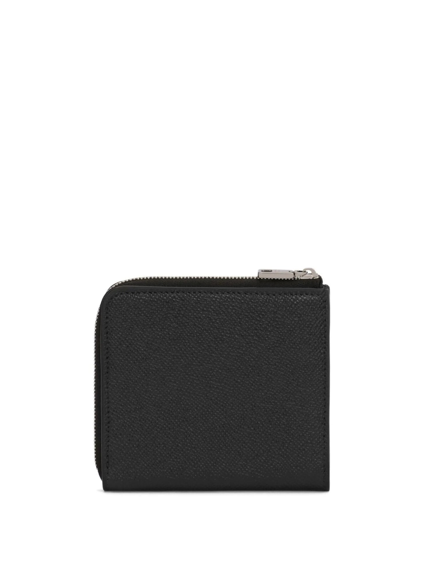 logo-plaque leather wallet