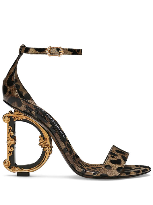 105mm Baroque DG-heel sandals