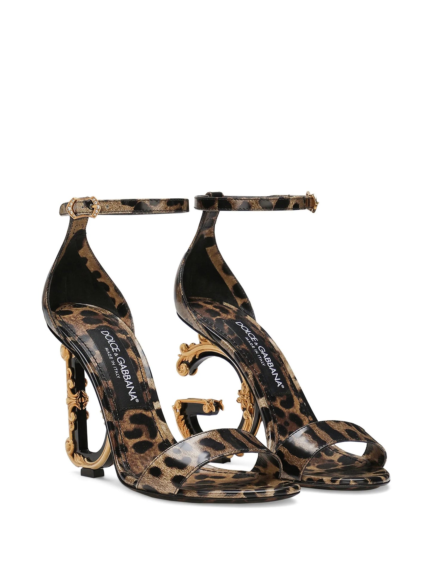 105mm Baroque DG-heel sandals