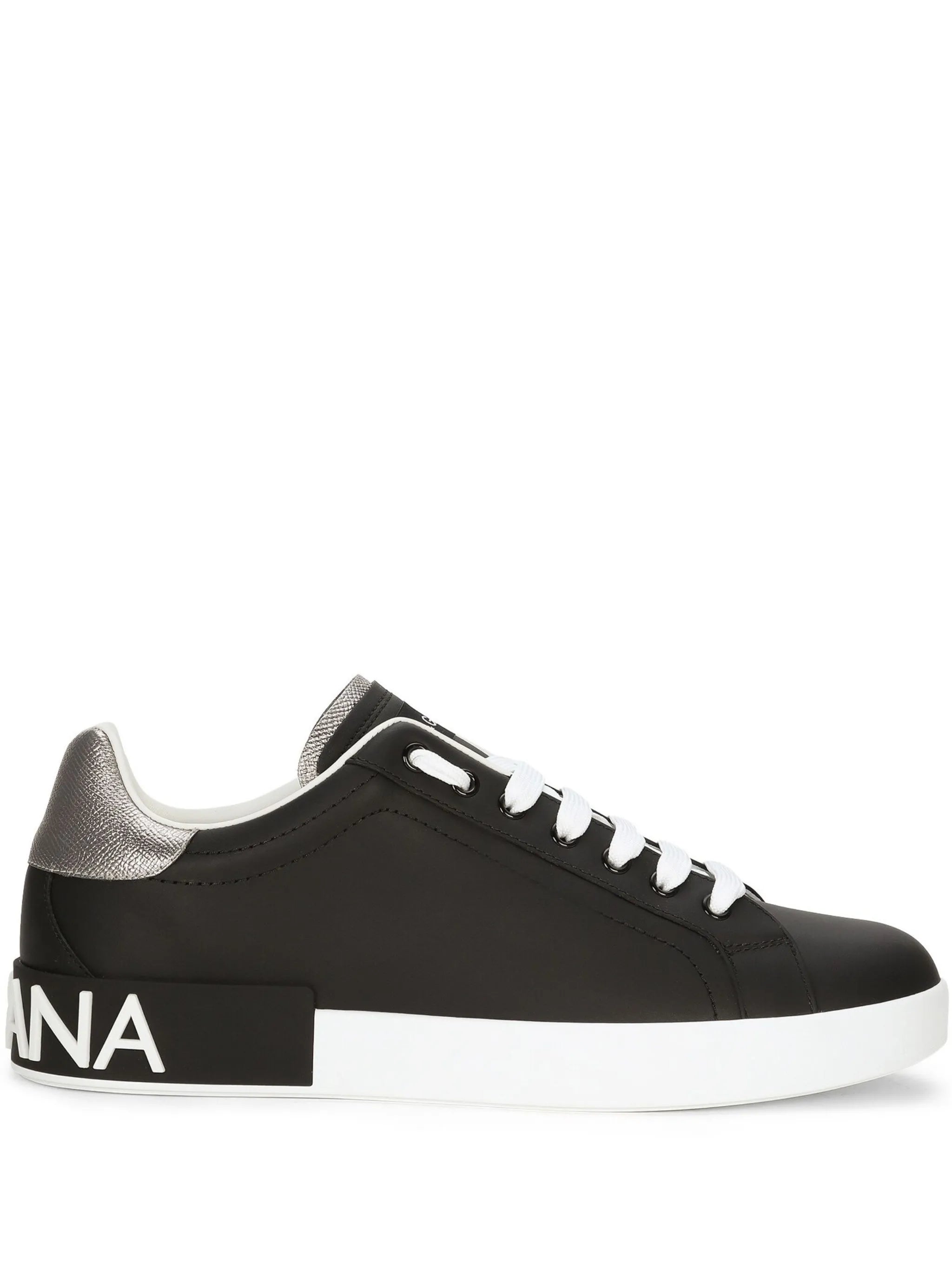 logo-patch low-top sneakers