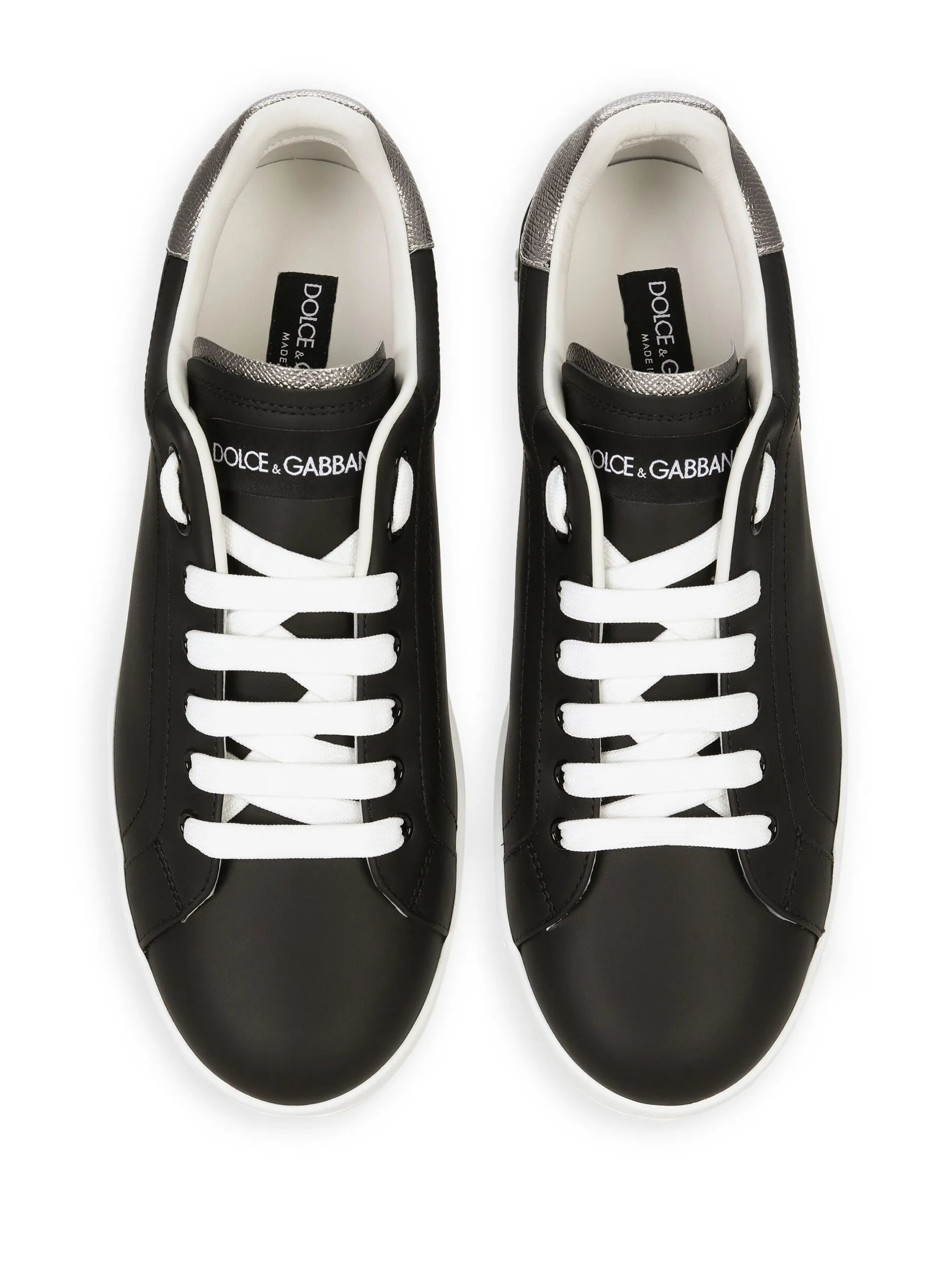 logo-patch low-top sneakers