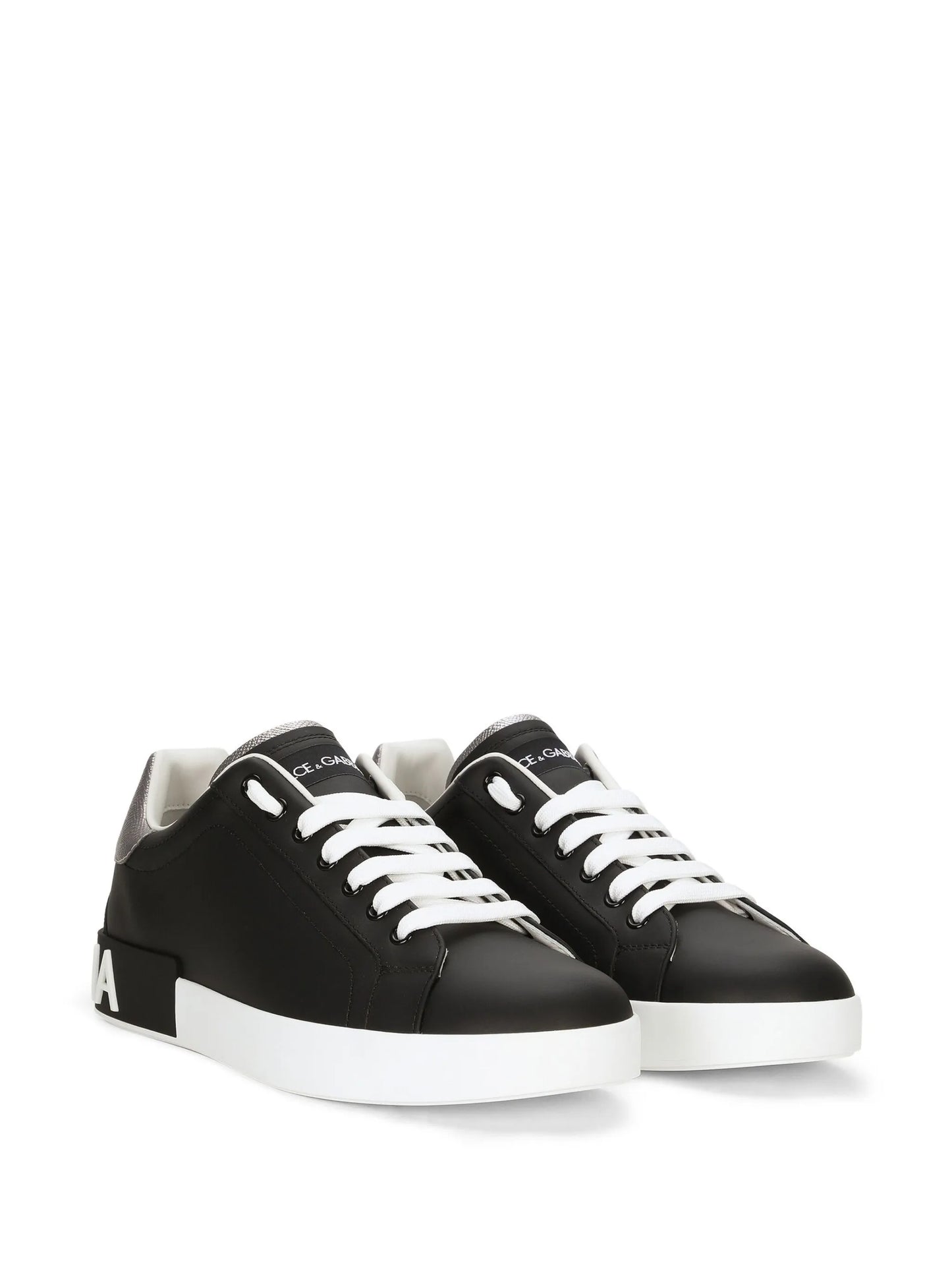 logo-patch low-top sneakers
