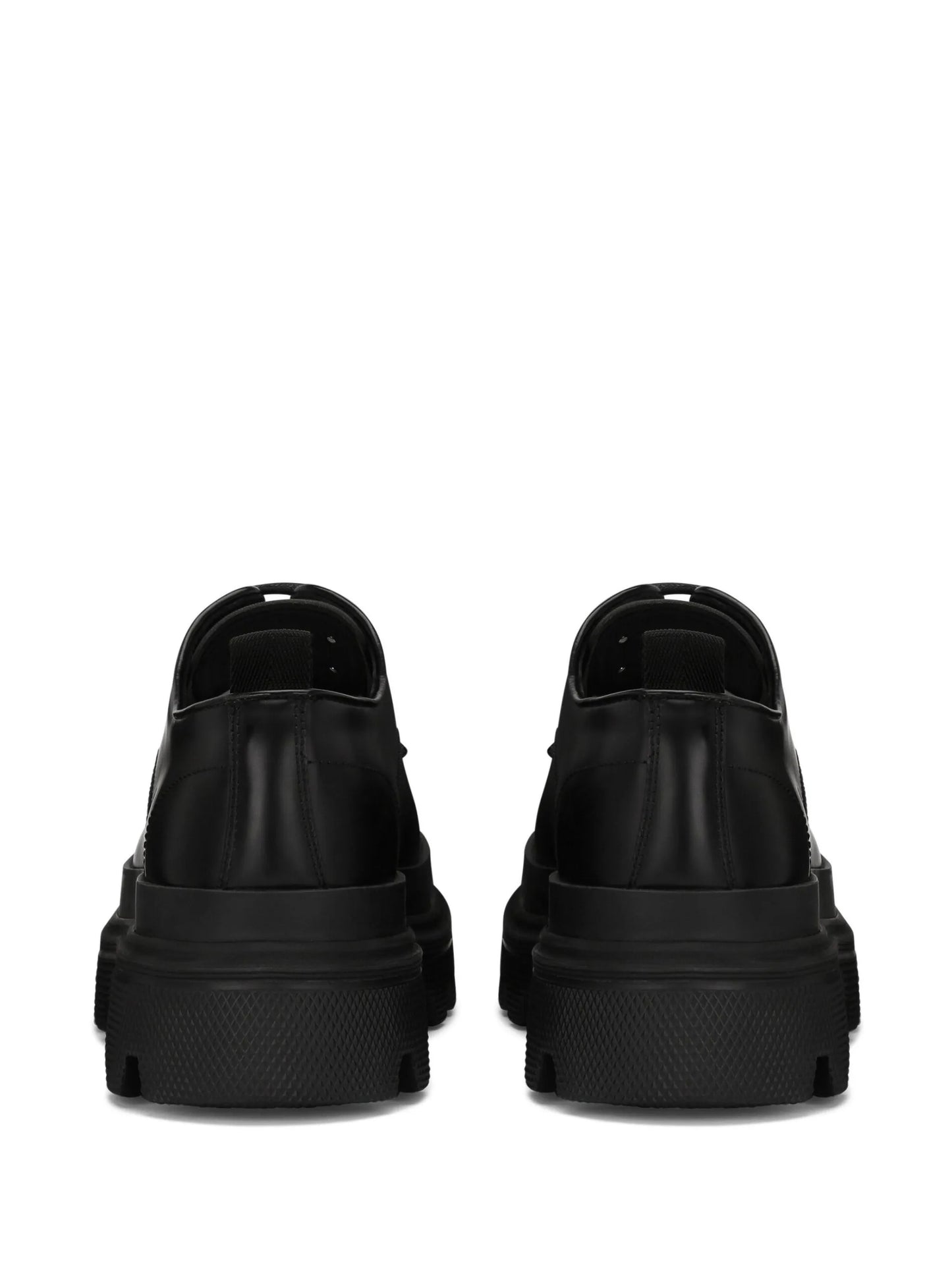 platform leather derby shoes