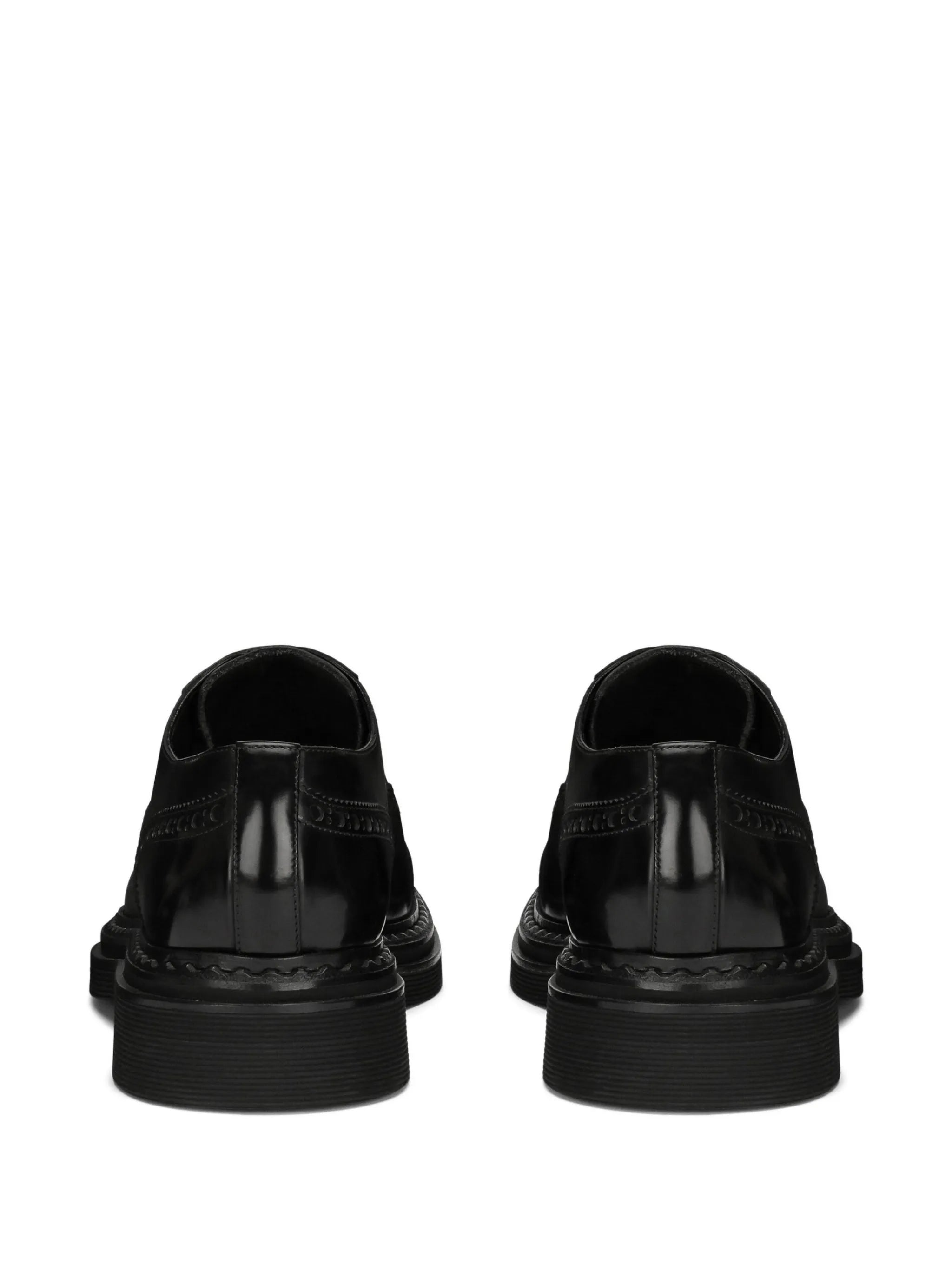 Francesina leather derby shoes