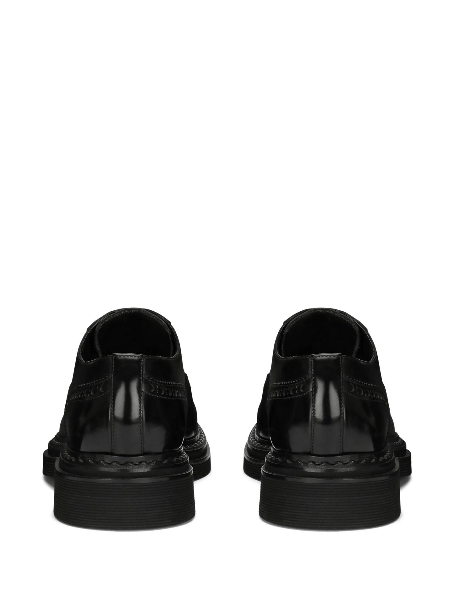 Francesina leather derby shoes