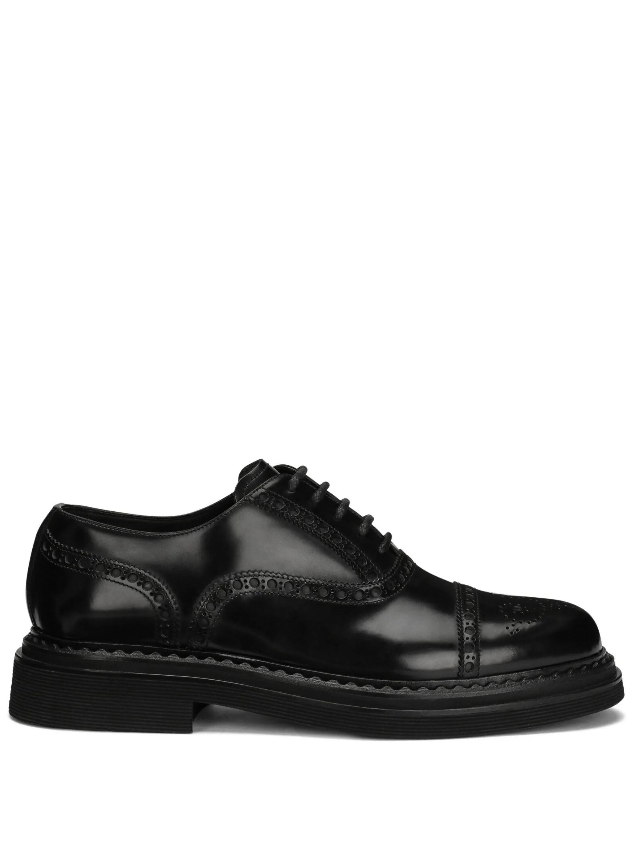 Francesina leather derby shoes