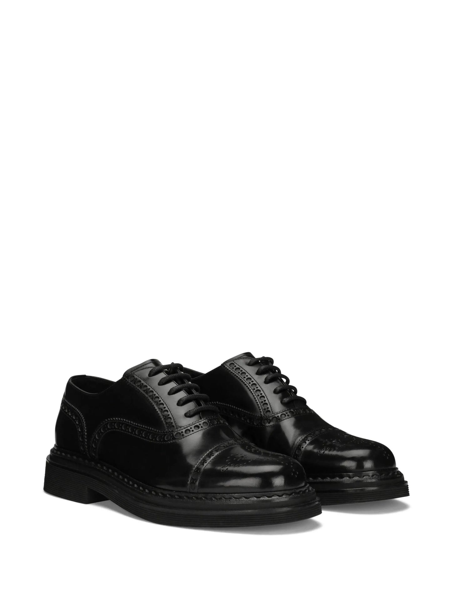 Francesina leather derby shoes