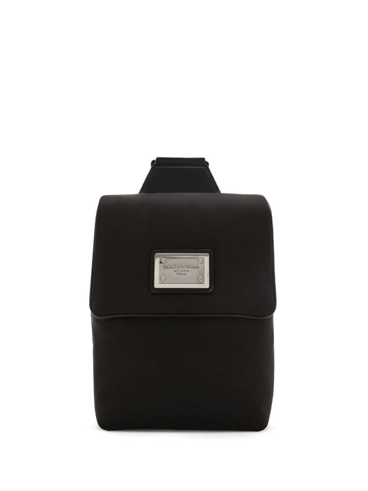 logo-plaque mini backpack