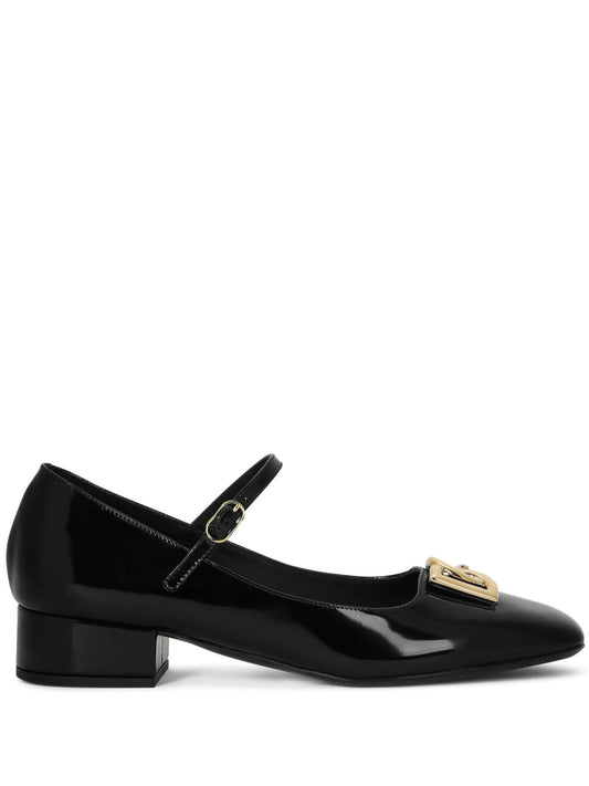logo-plaque mary jane shoes