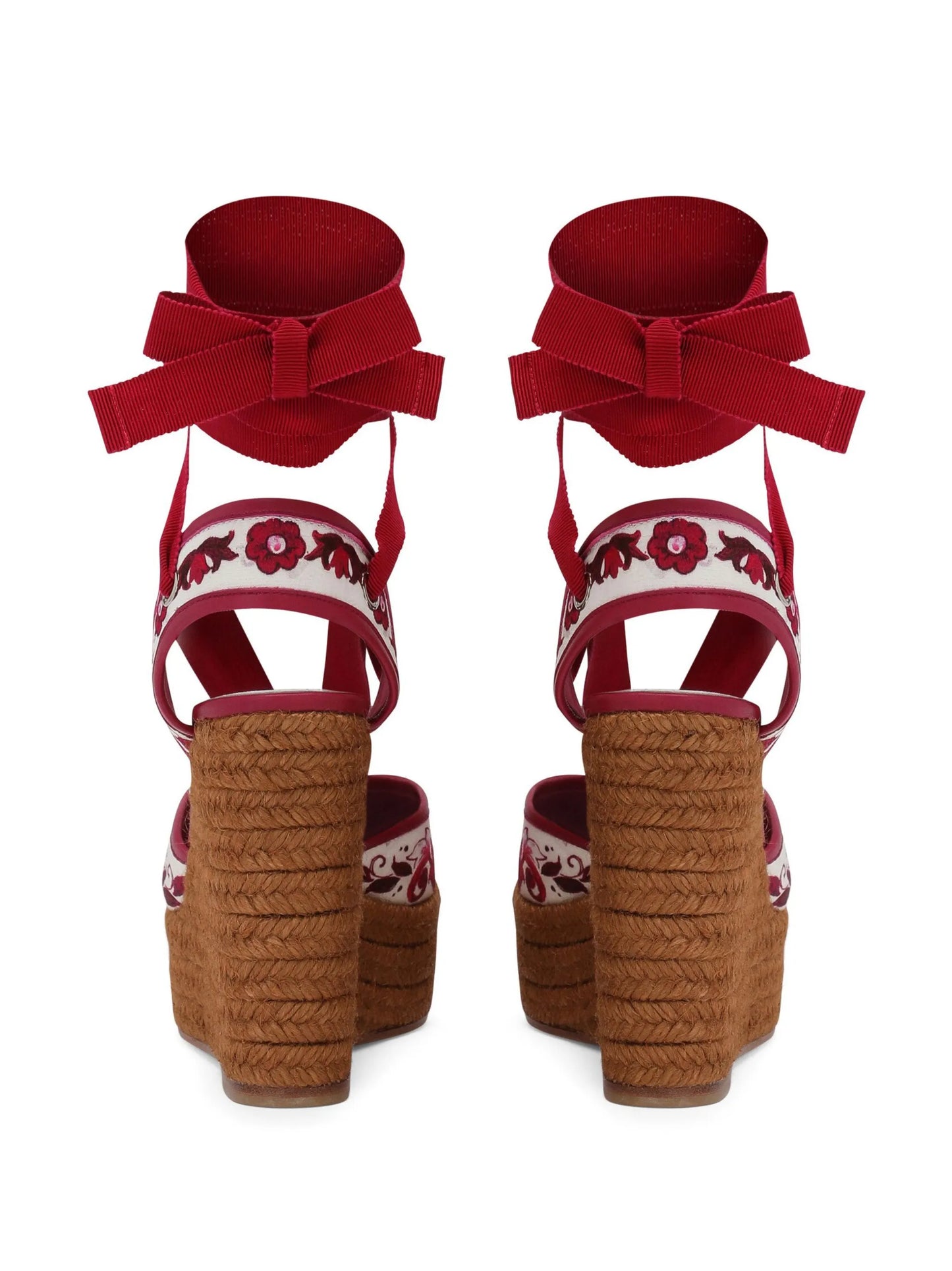 Majolica-print espadrilles